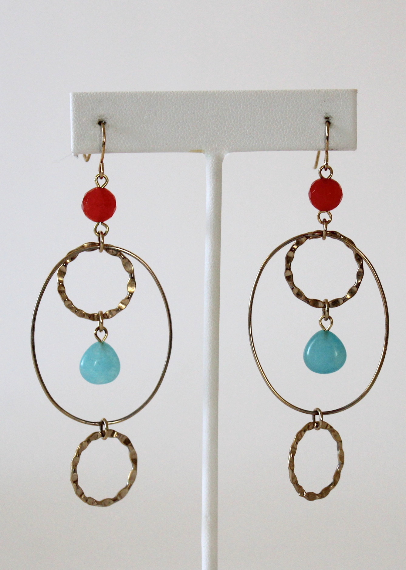 Colorful Glass and Stone Costume Jewelry