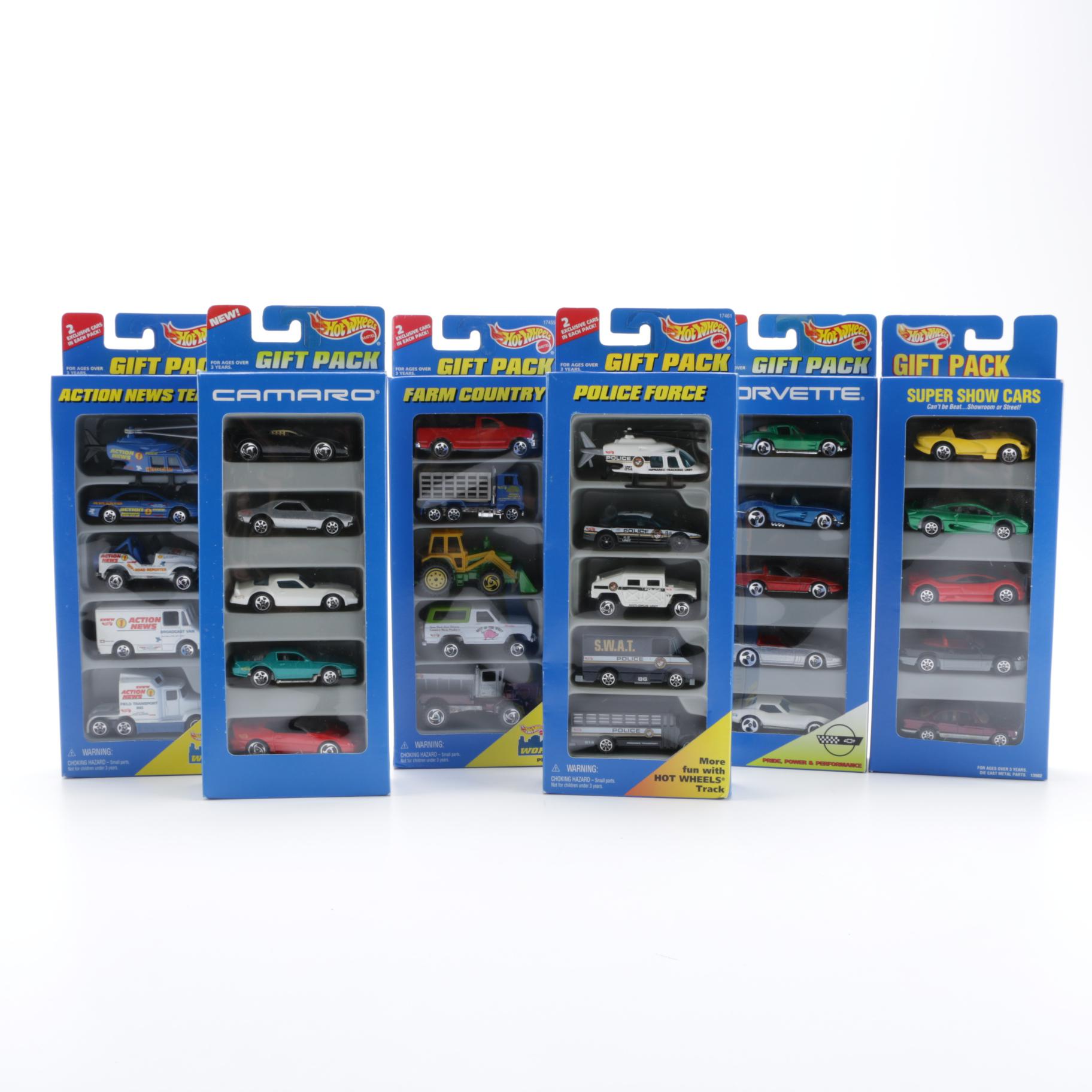 Collection of Hot Wheels Gift Packs