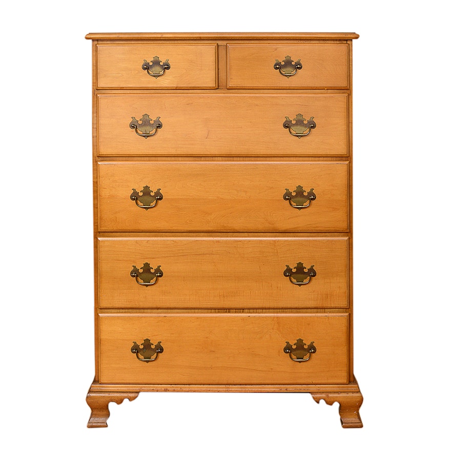 Vintage Maple Chest Of Drawers