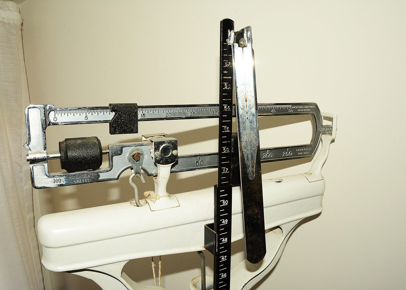 Circa 1930s Continental Scale Works Doctor's Beam Scale