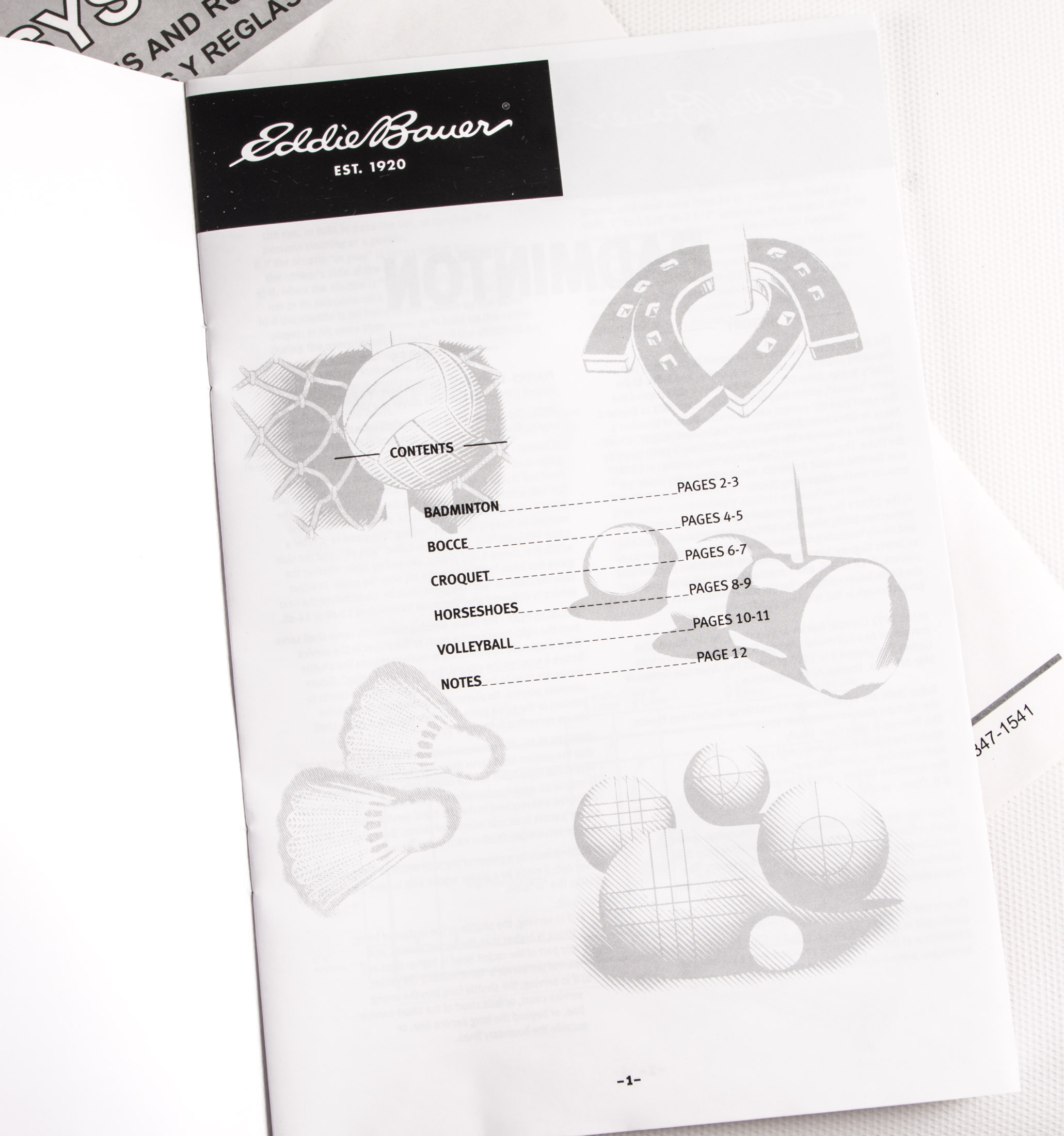 Eddie Bauer Badminton and Volleyball Set