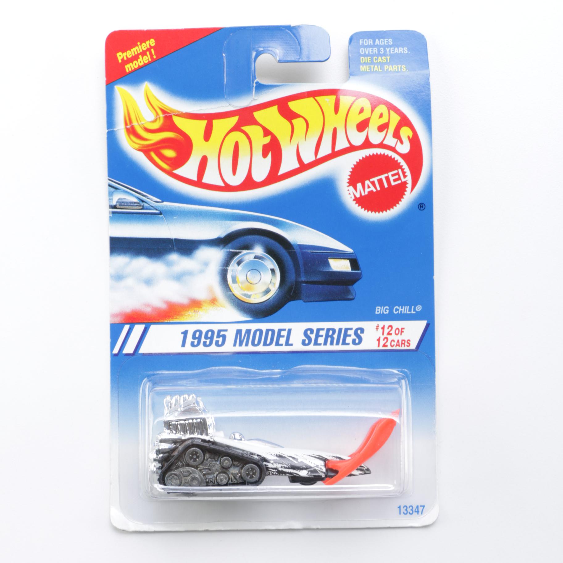 Assortment of 1995 Model Series Hot Wheels Cars