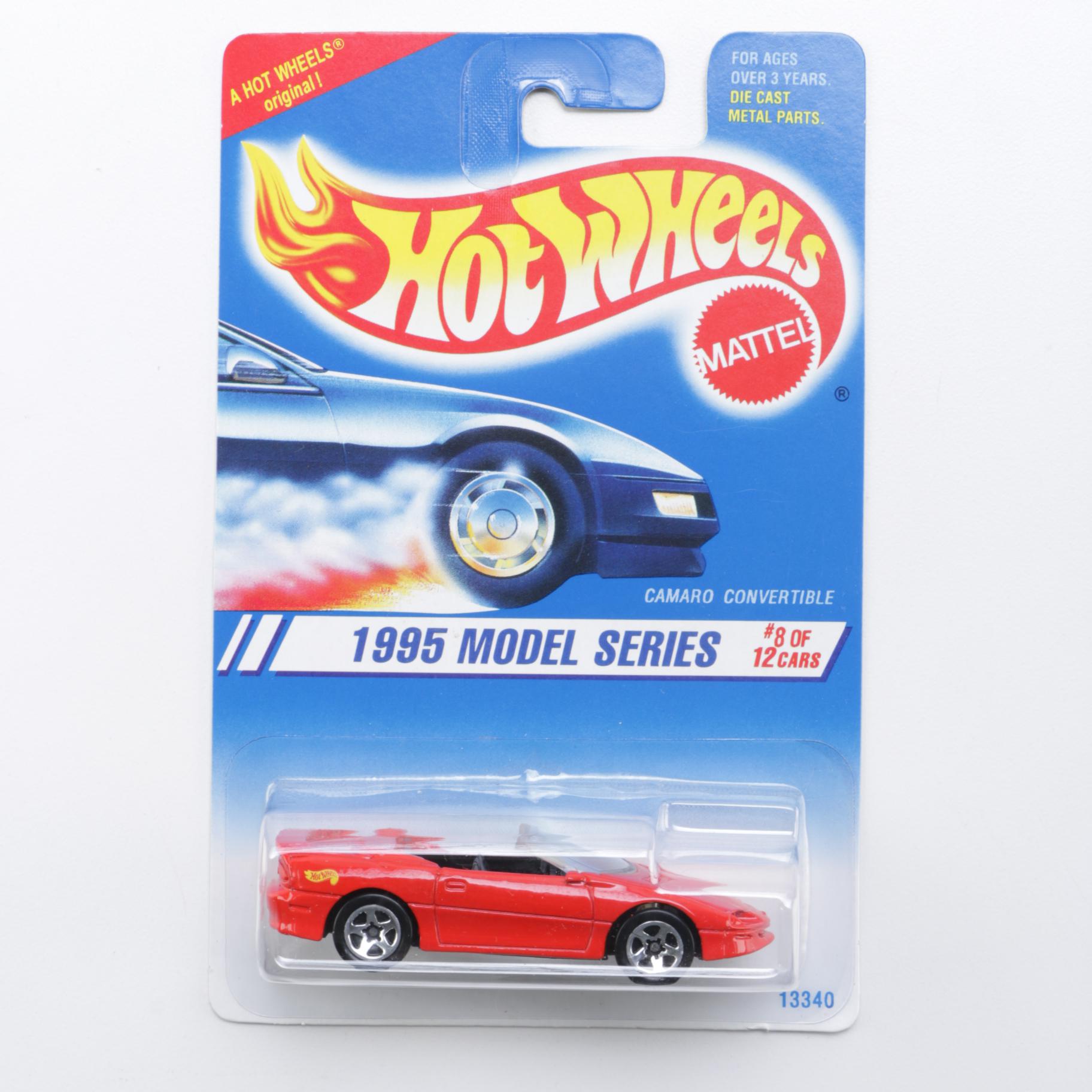 Assortment of 1995 Model Series Hot Wheels Cars