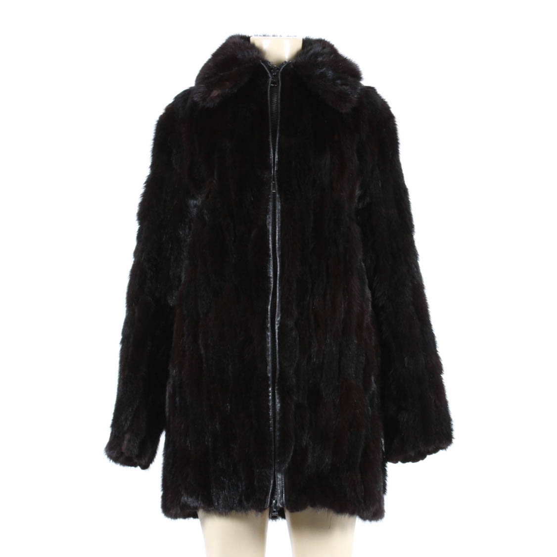Kingsten Lee Black Ranch Mink Jacket