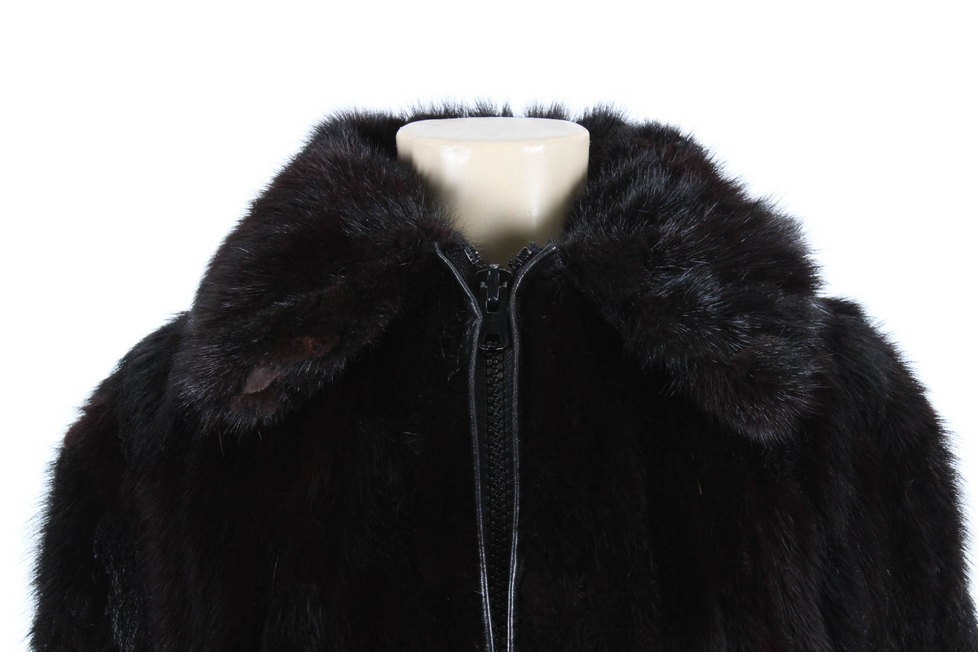 Kingsten Lee Black Ranch Mink Jacket