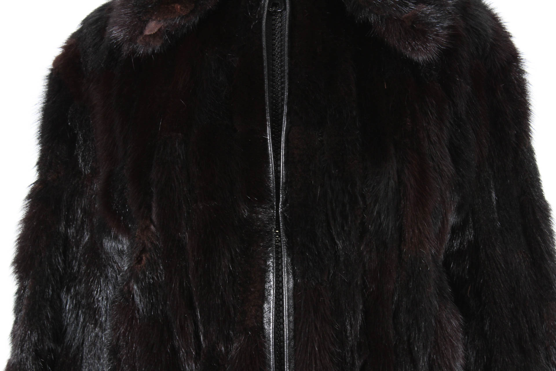 Kingsten Lee Black Ranch Mink Jacket