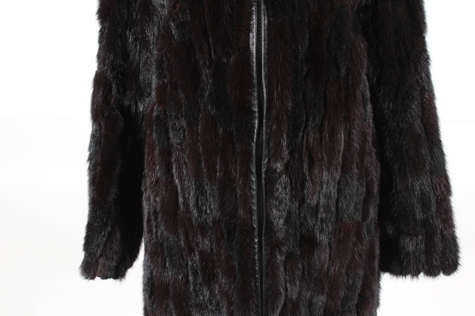 Kingsten Lee Black Ranch Mink Jacket