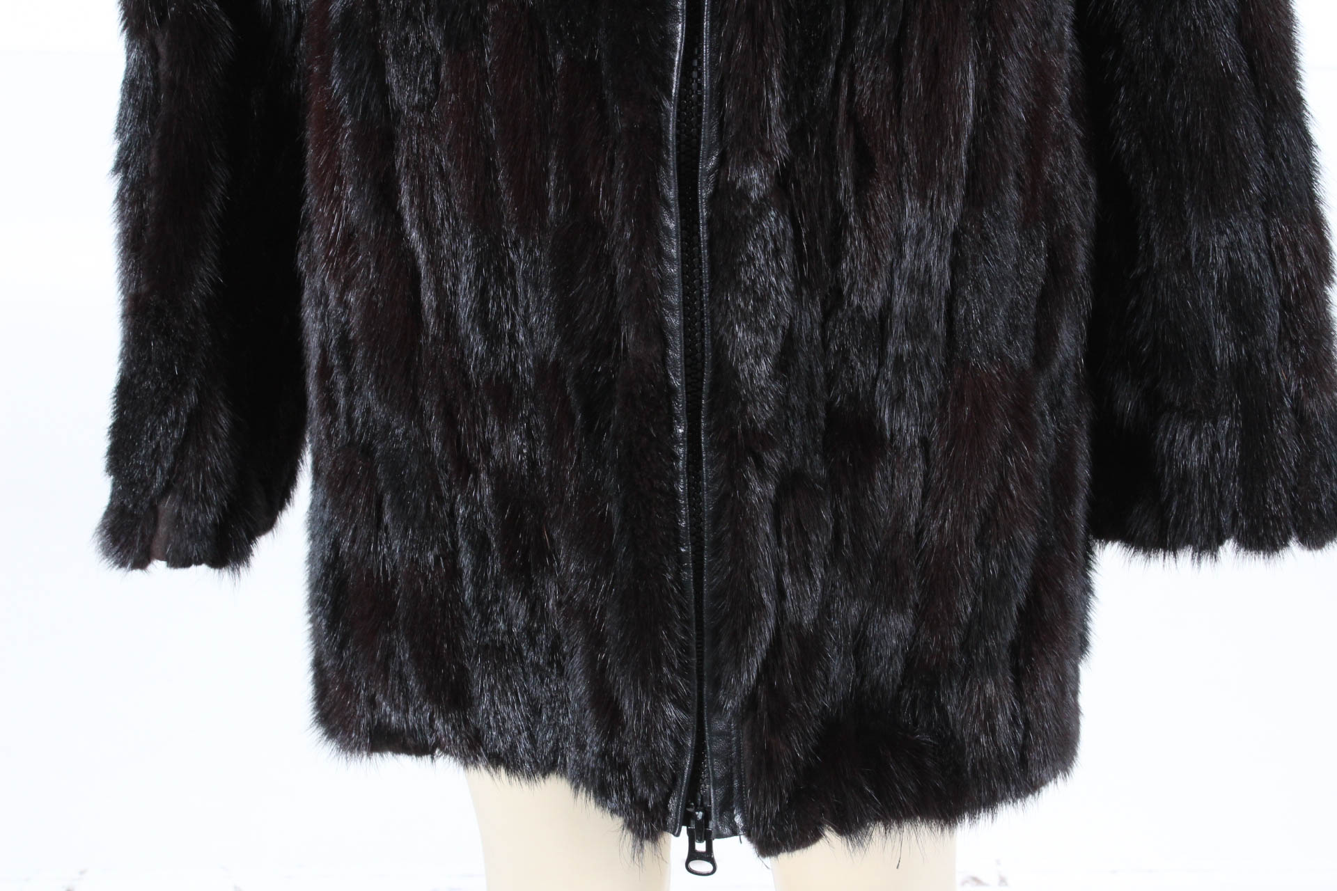Kingsten Lee Black Ranch Mink Jacket