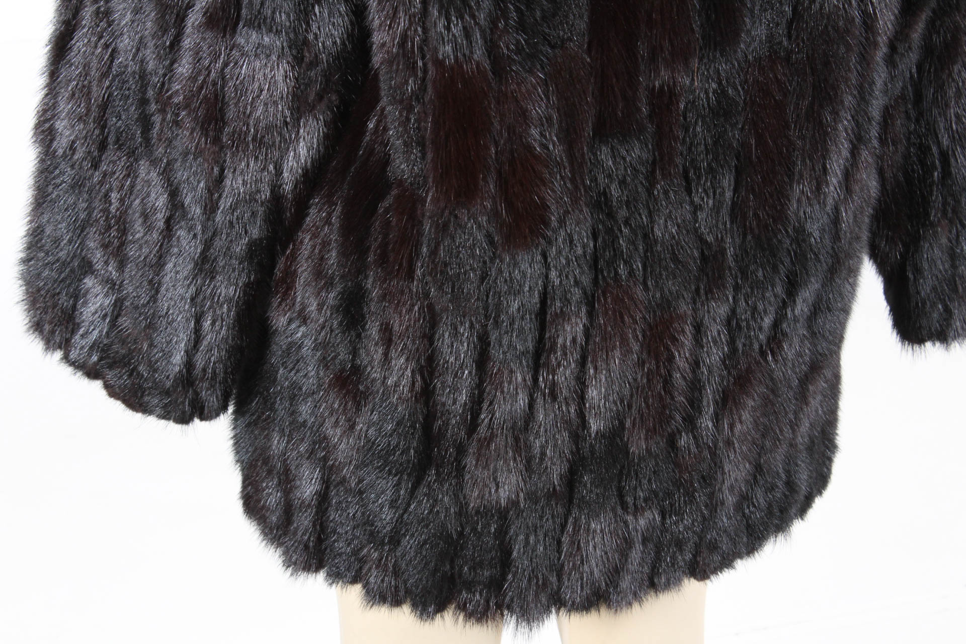 Kingsten Lee Black Ranch Mink Jacket