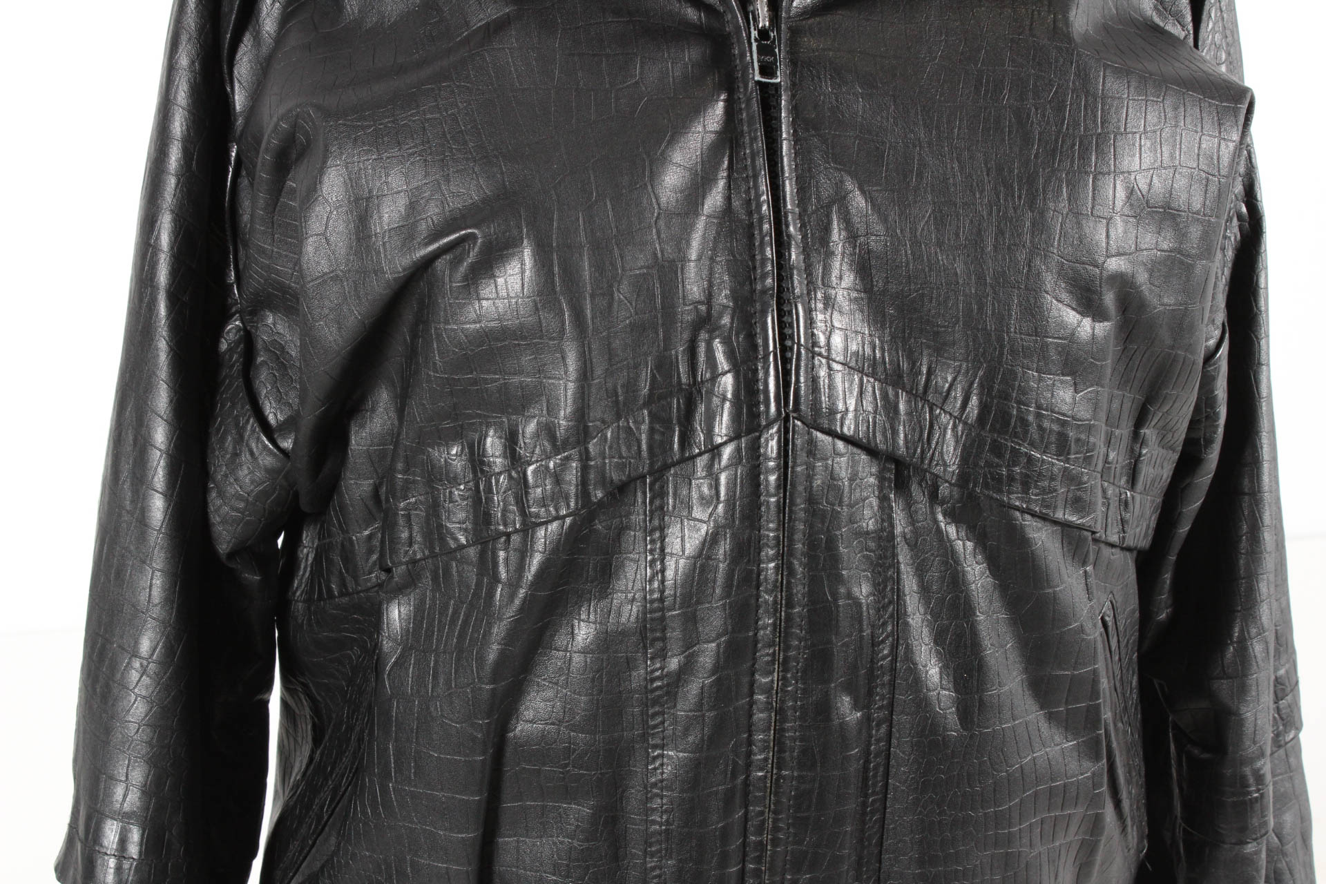 Vintage Leather Jacket With Fur Lining