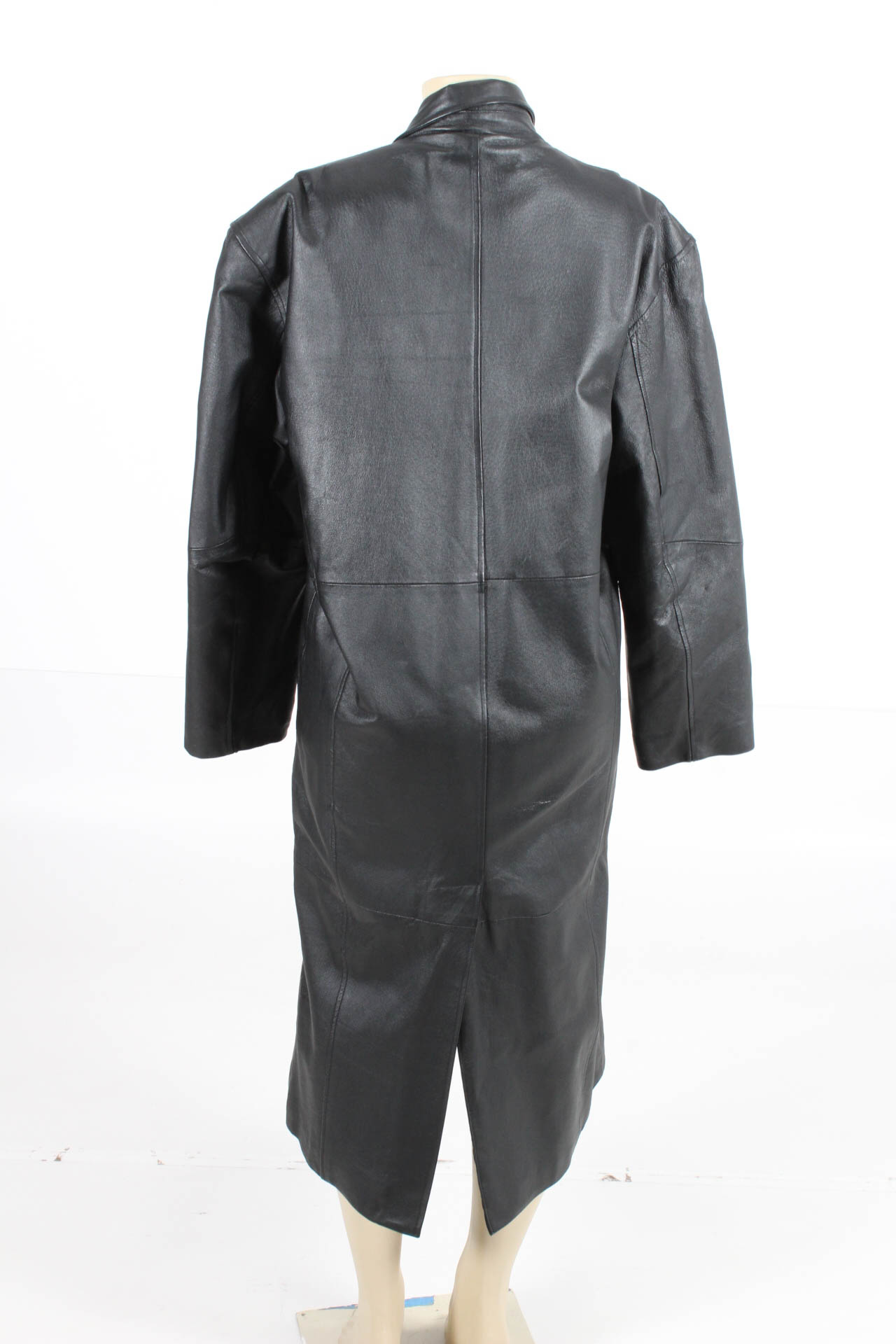 City Streets Full Length Leather Trench Coat