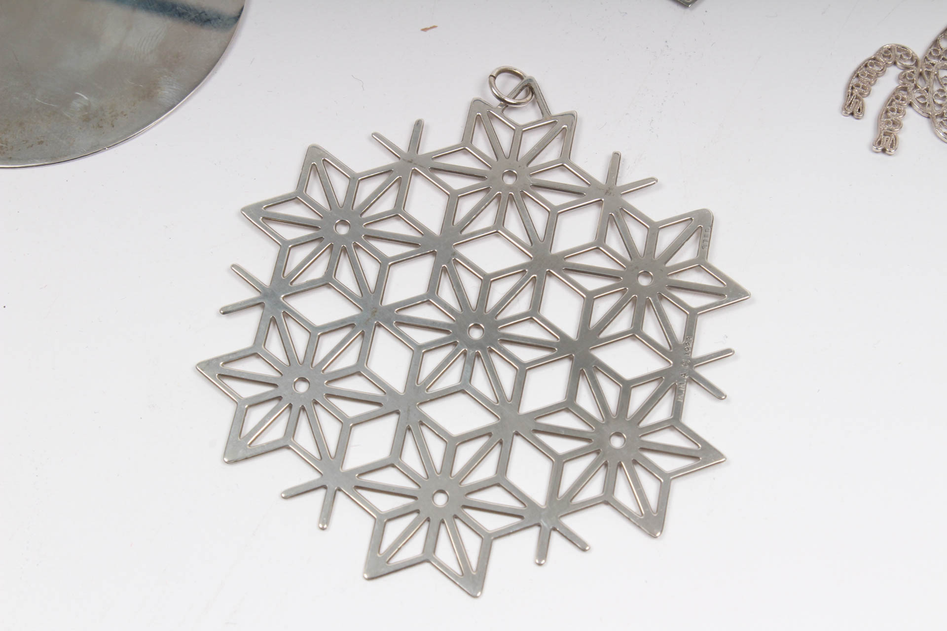 Sterling Silver Christmas Ornaments Collection