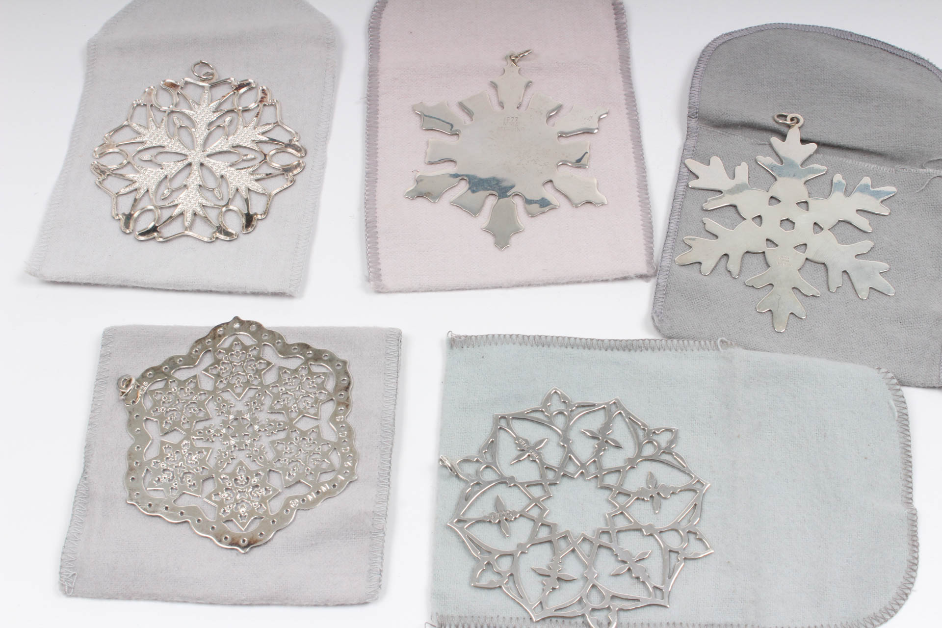 Sterling Silver Christmas Ornaments