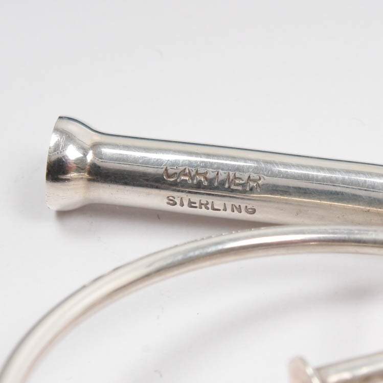 Sterling Silver Gorham and Cartier Christmas Ornaments