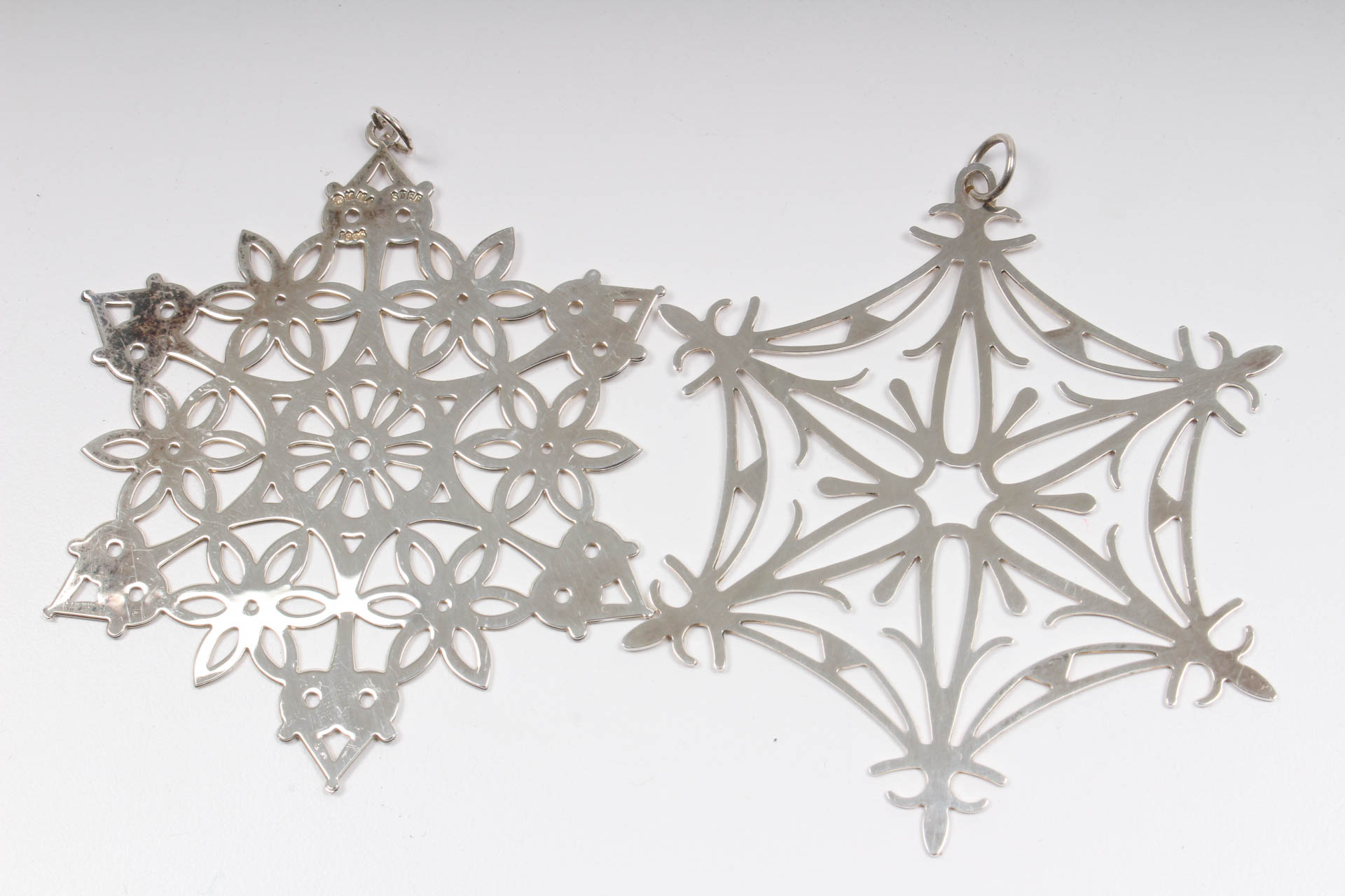 Sterling Silver Christmas Ornaments