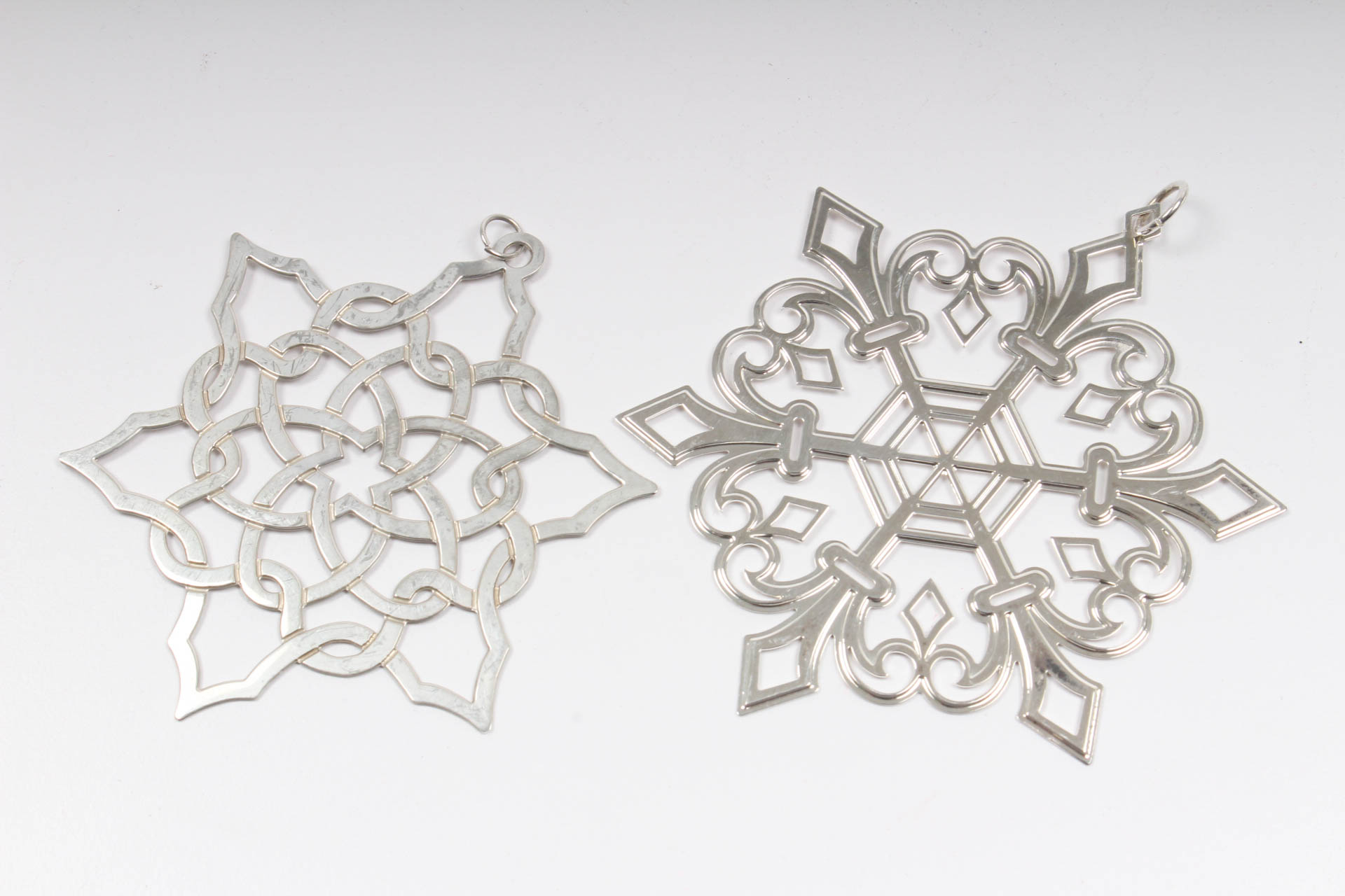 Sterling Silver Christmas Ornaments