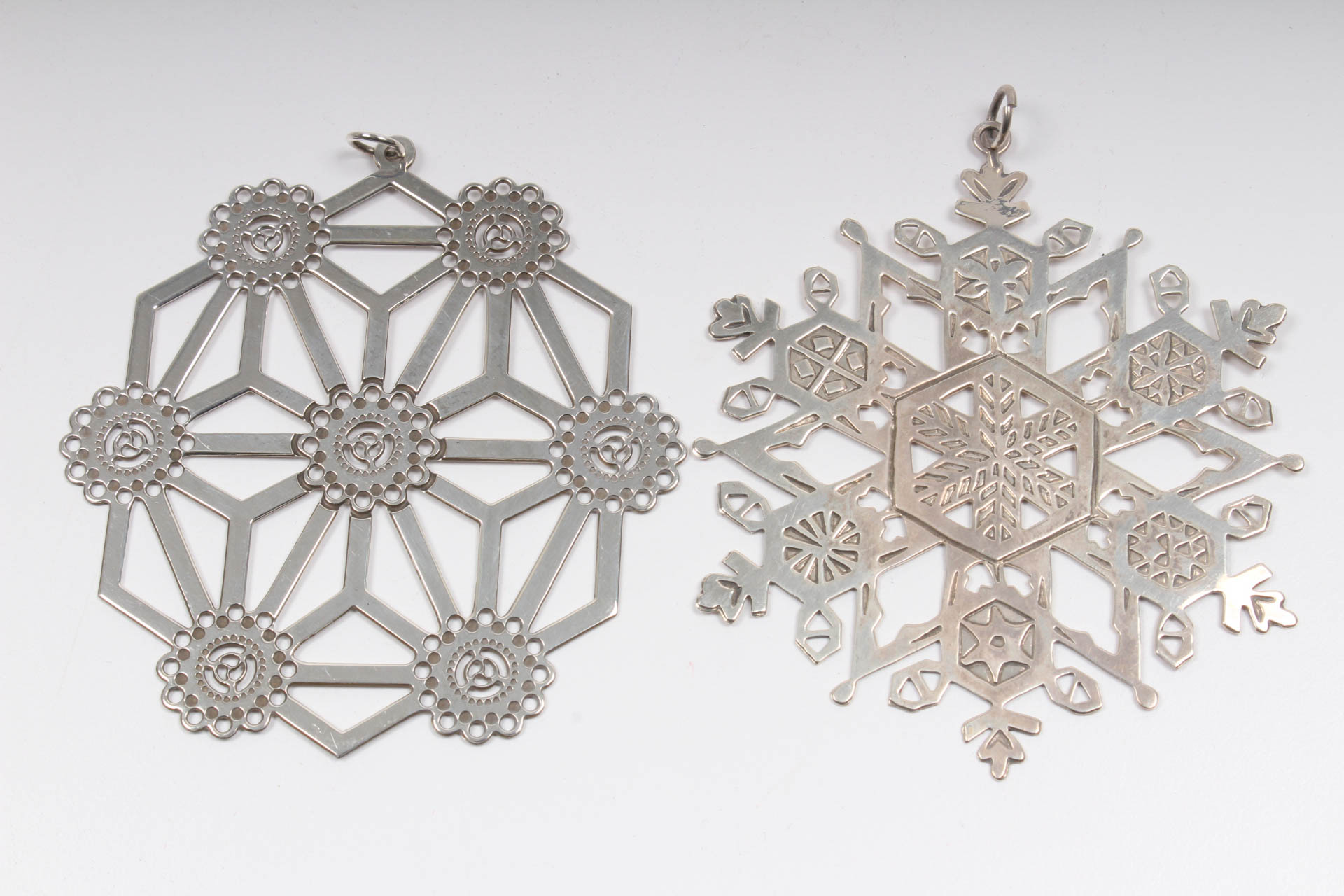 Sterling Silver Christmas Ornaments