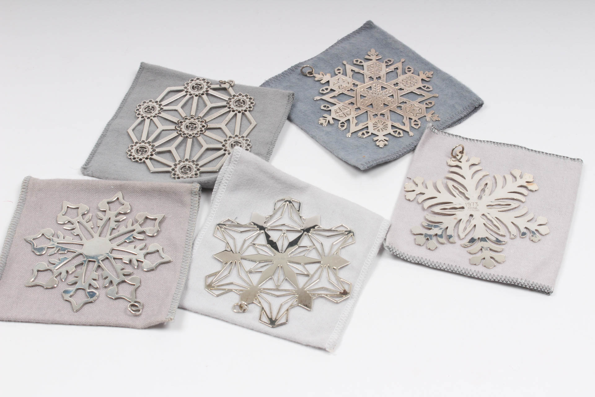 Sterling Silver Christmas Ornaments