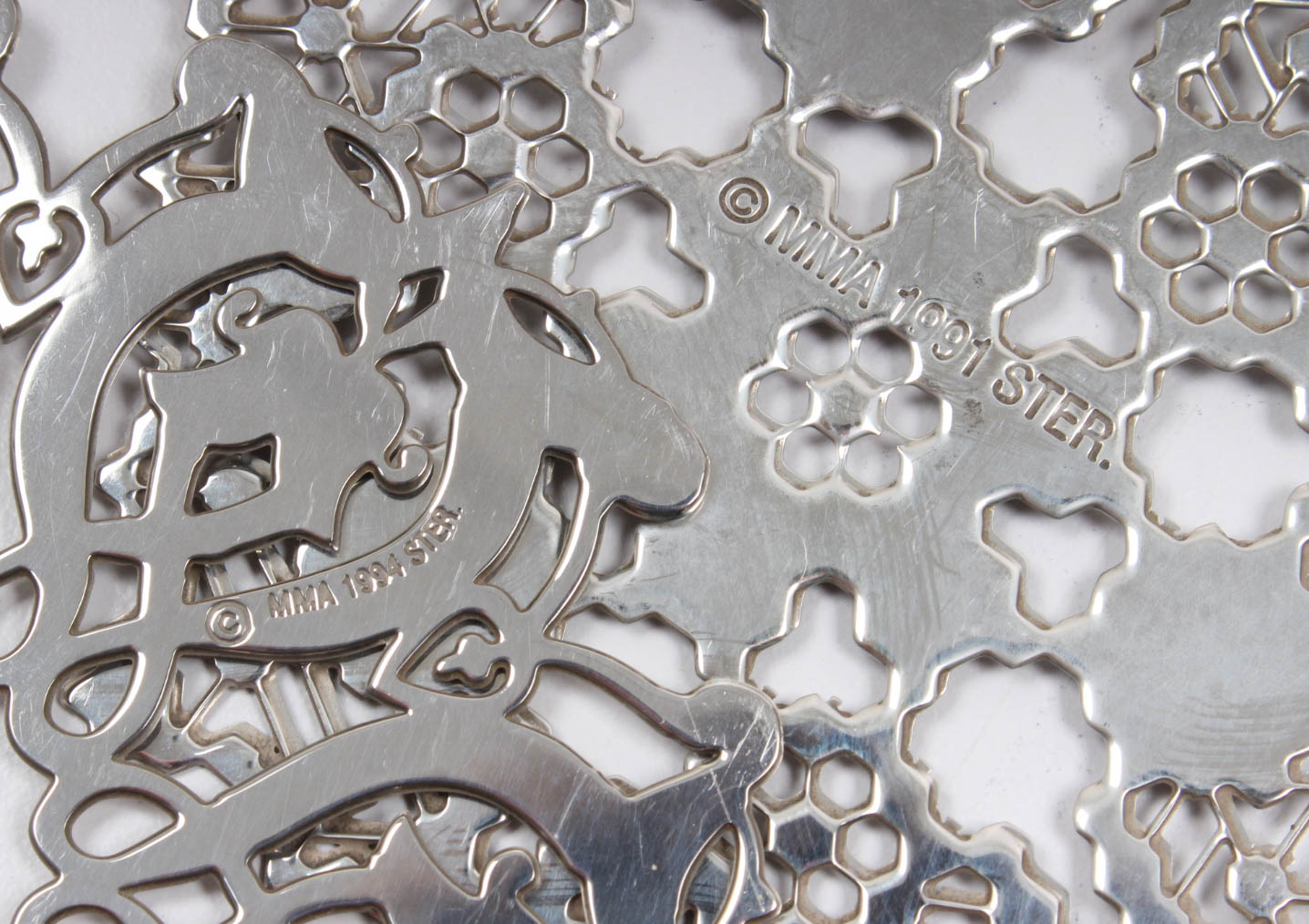 Sterling Silver Christmas Ornaments