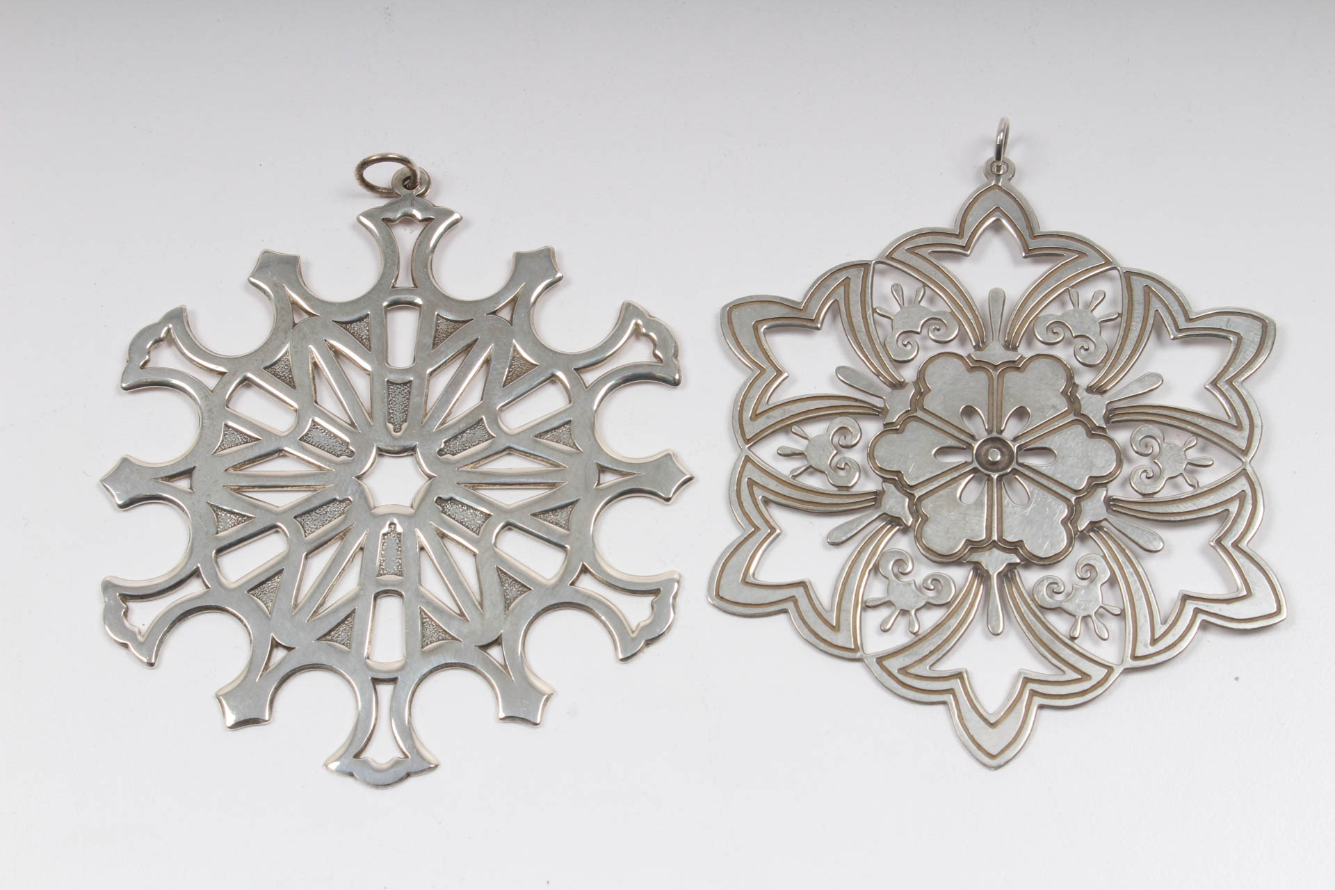 Sterling Silver Christmas Ornaments