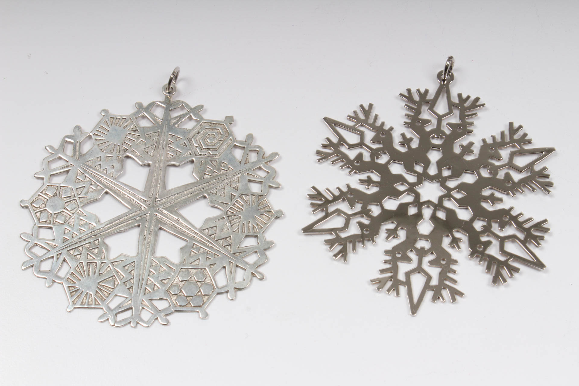 Sterling Silver Christmas Ornaments