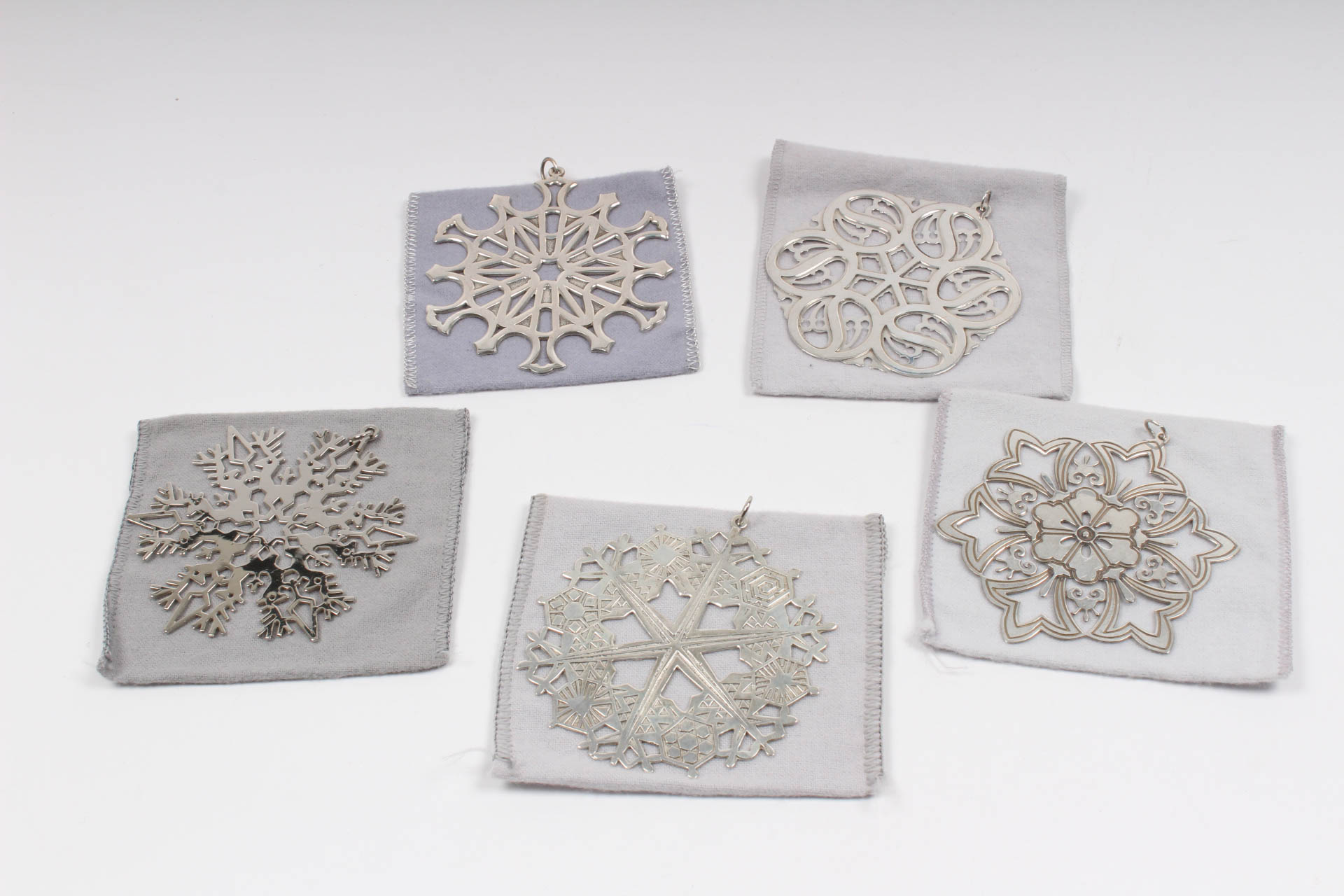 Sterling Silver Christmas Ornaments