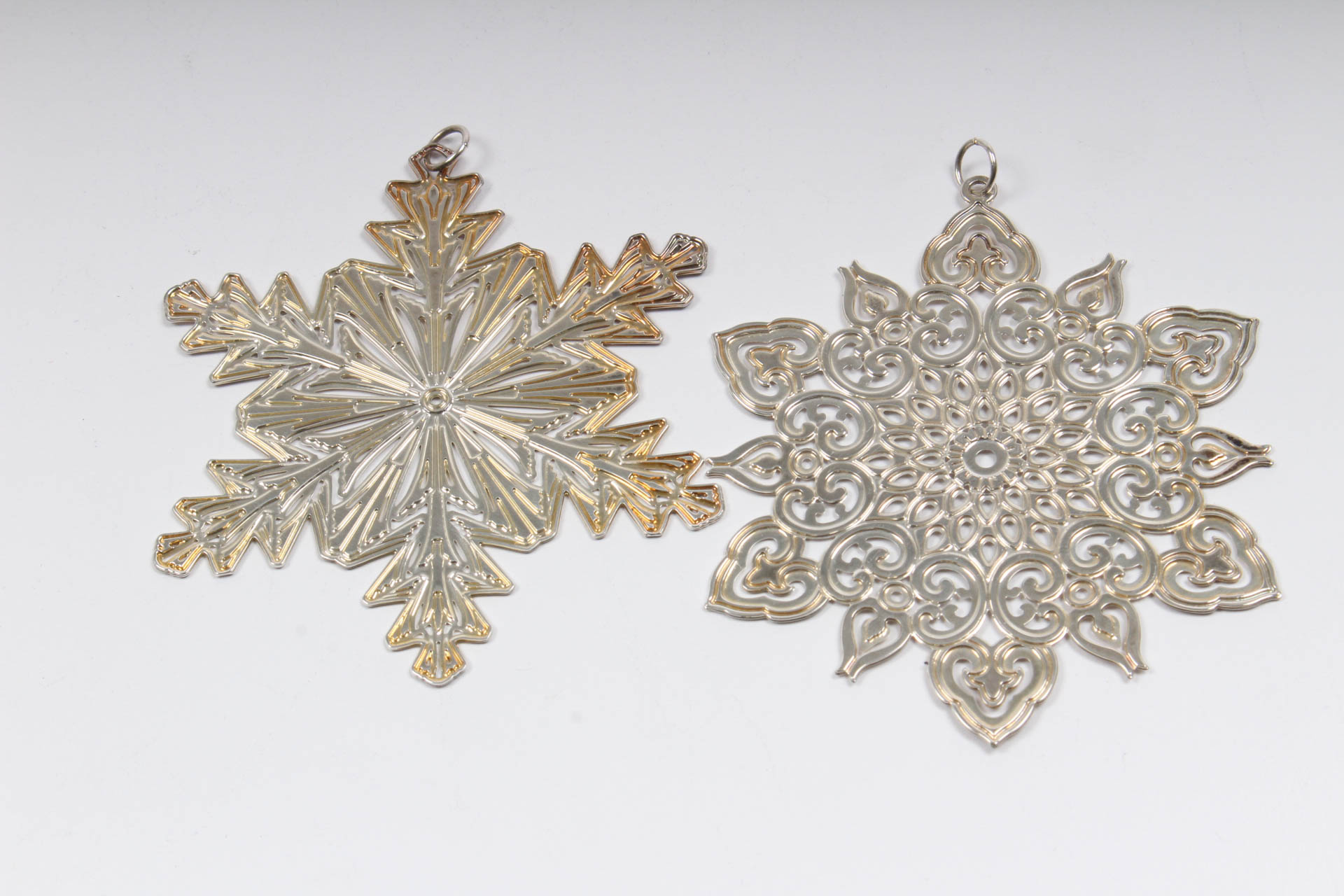 Sterling Silver Christmas Ornaments