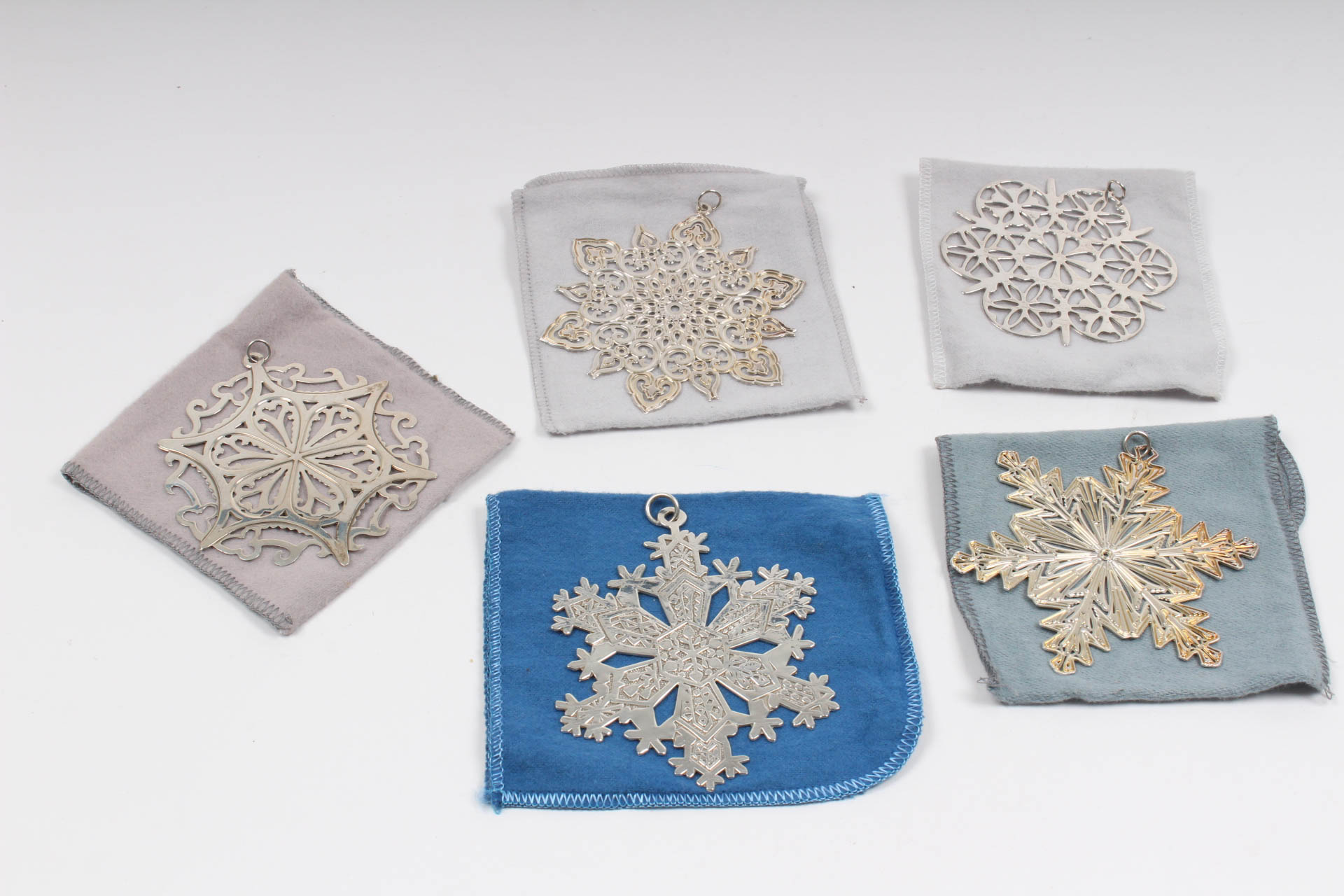 Sterling Silver Christmas Ornaments