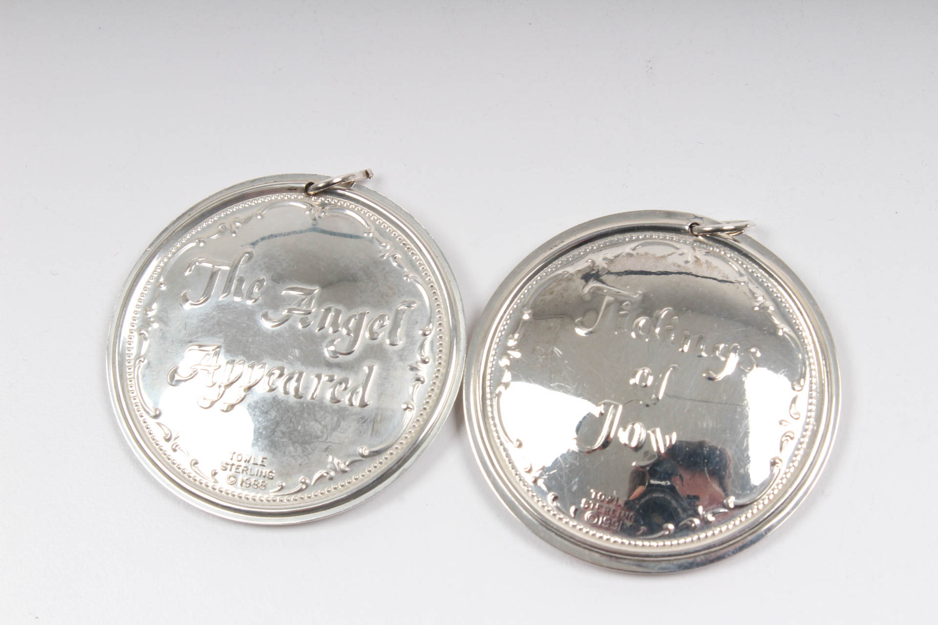 Sterling Silver Towle Nativity Christmas Ornament Collection