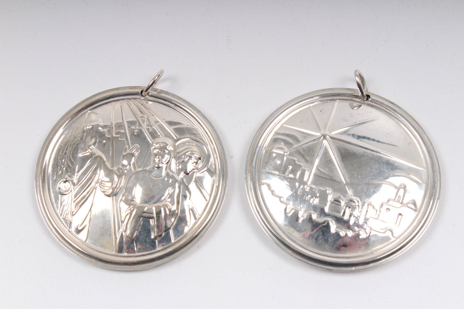 Sterling Silver Towle Nativity Christmas Ornament Collection