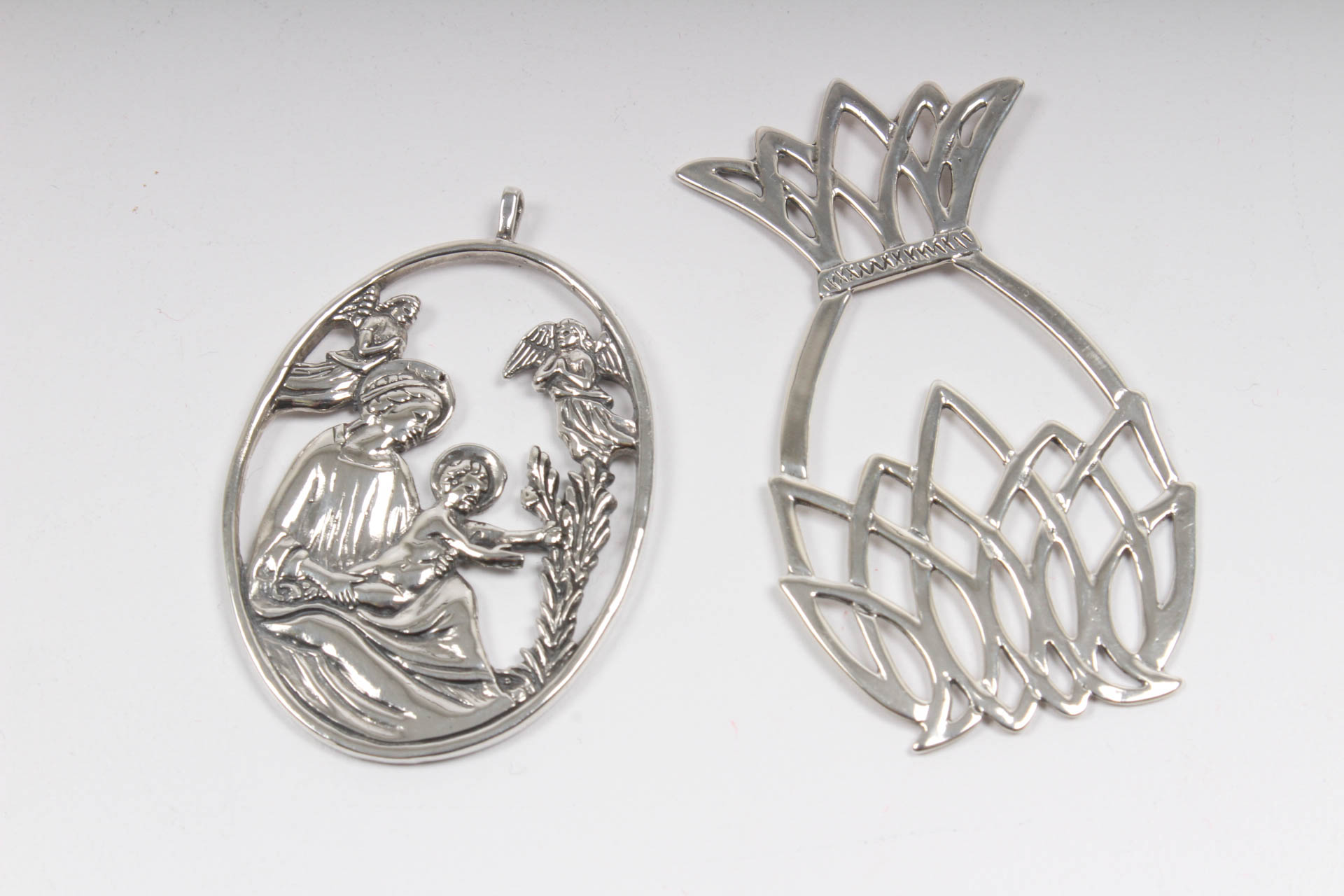 Sterling Silver Christmas Ornament Collection