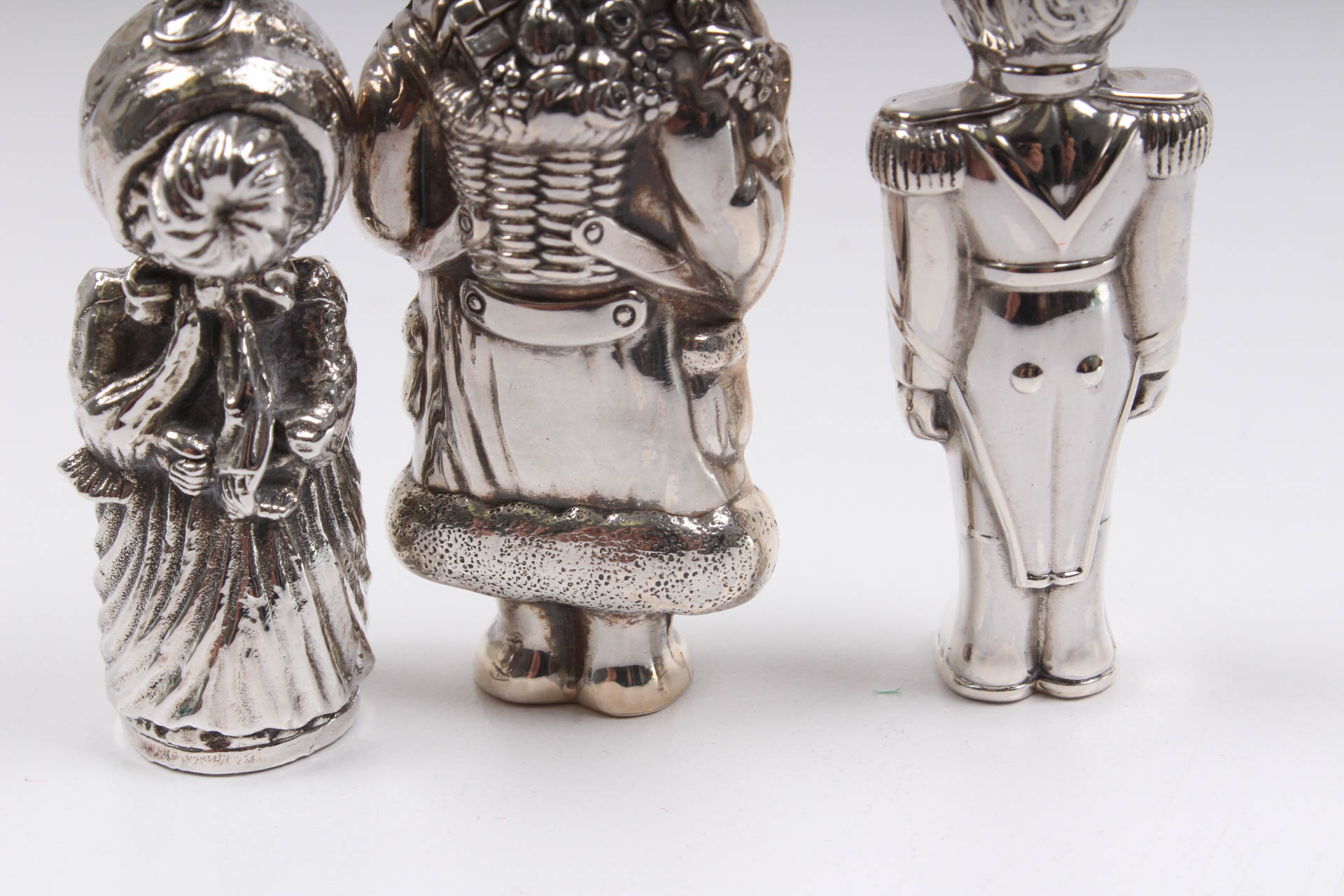 Three Sterling Silver Christmas Ornaments