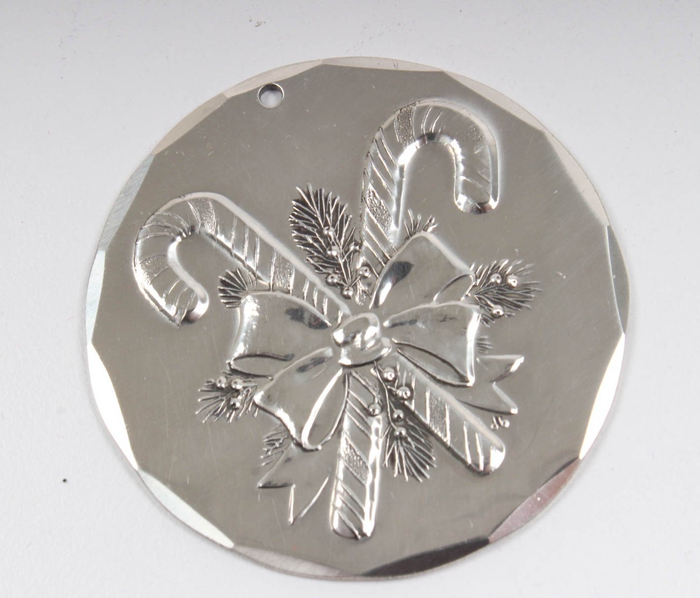 Three Sterling Silver Wendell August Handmade Christmas Ornaments