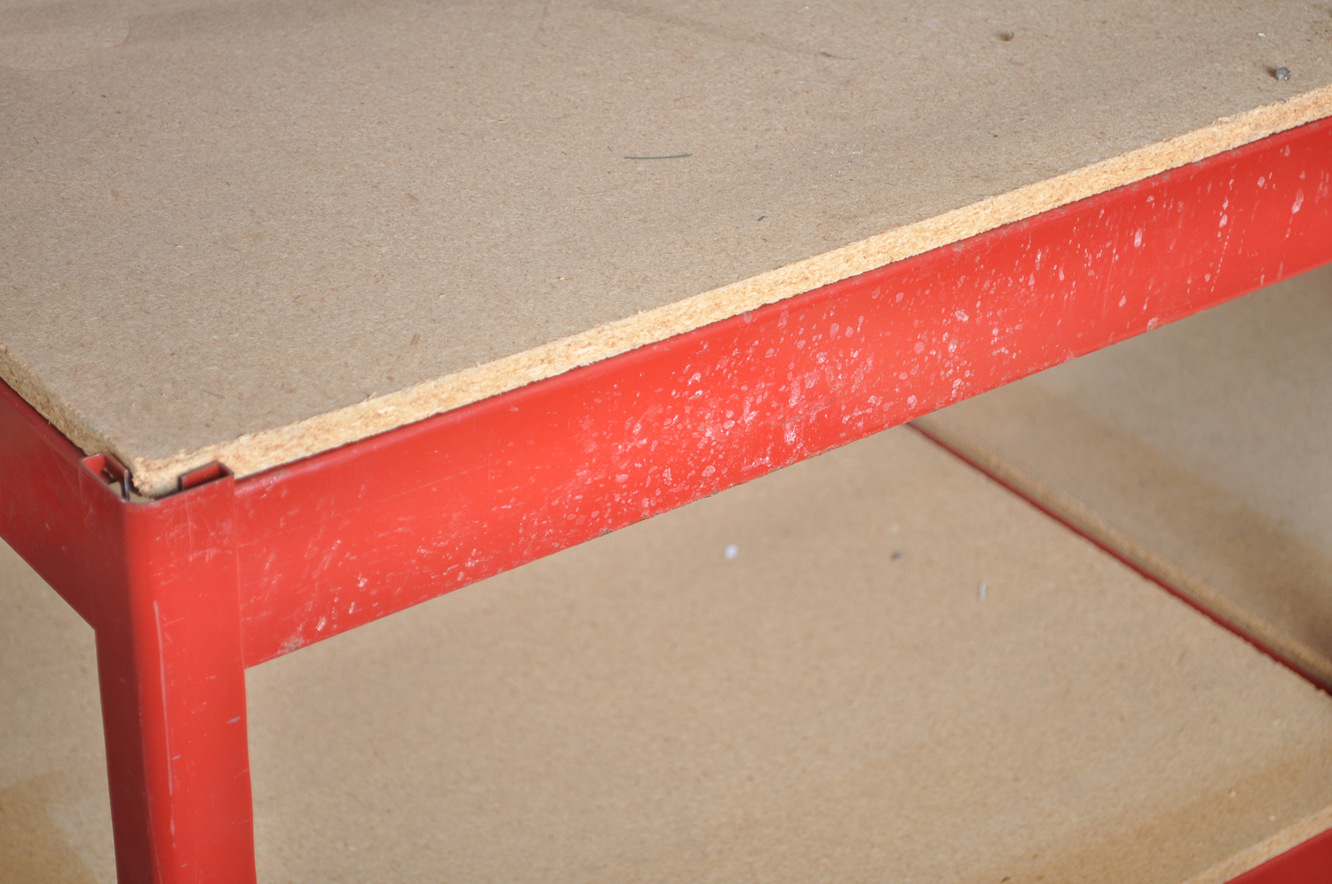 Large Lot of Adjustable Metal Work Shelves