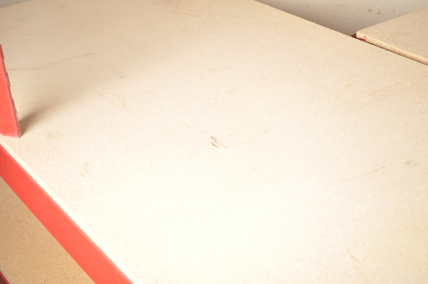 Large Lot of Adjustable Metal Work Shelves