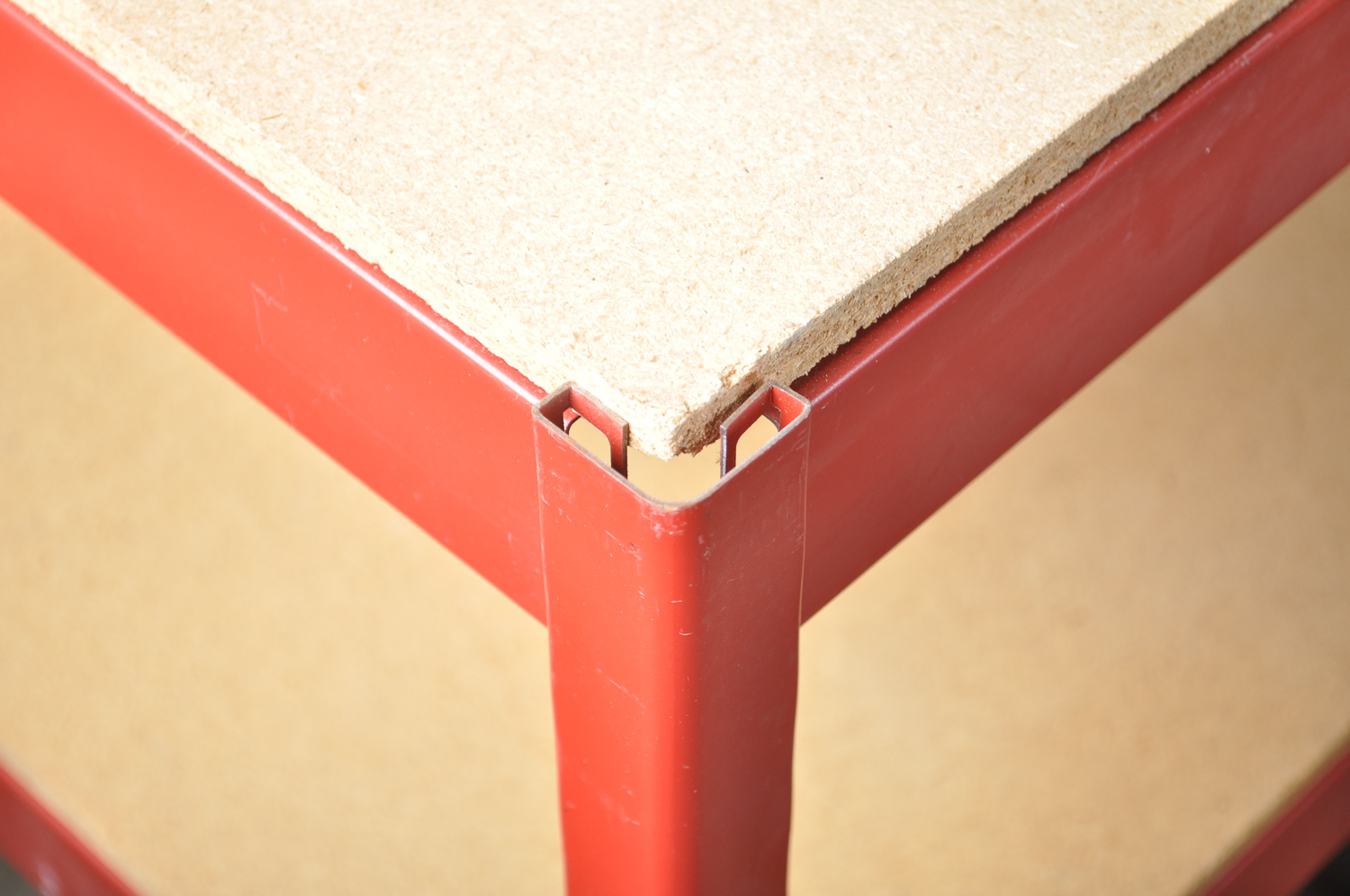 Large Lot of Adjustable Metal Work Shelves