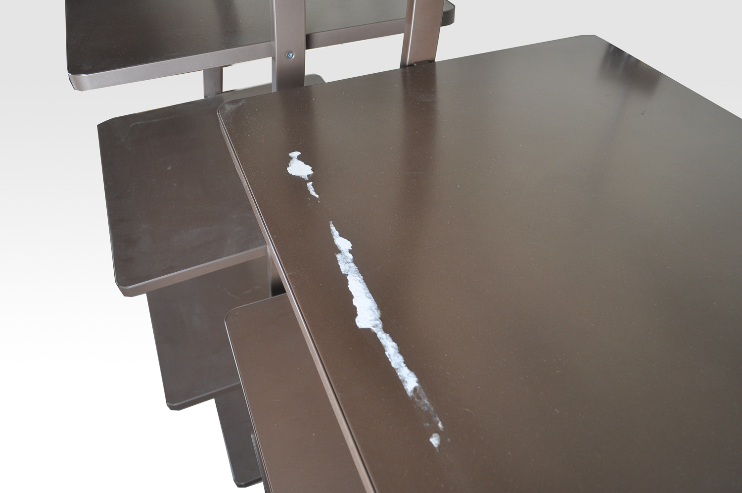 Modernist Style Metal Shelving Units