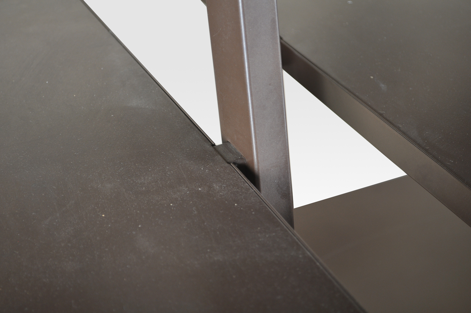 Modernist Style Metal Shelving Units