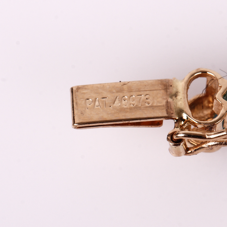 14K Yellow Gold and Multi-Stone Tennis Bracelet