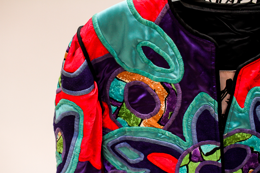 Vintage Judith Roberts Abstract Patchwork Jacket