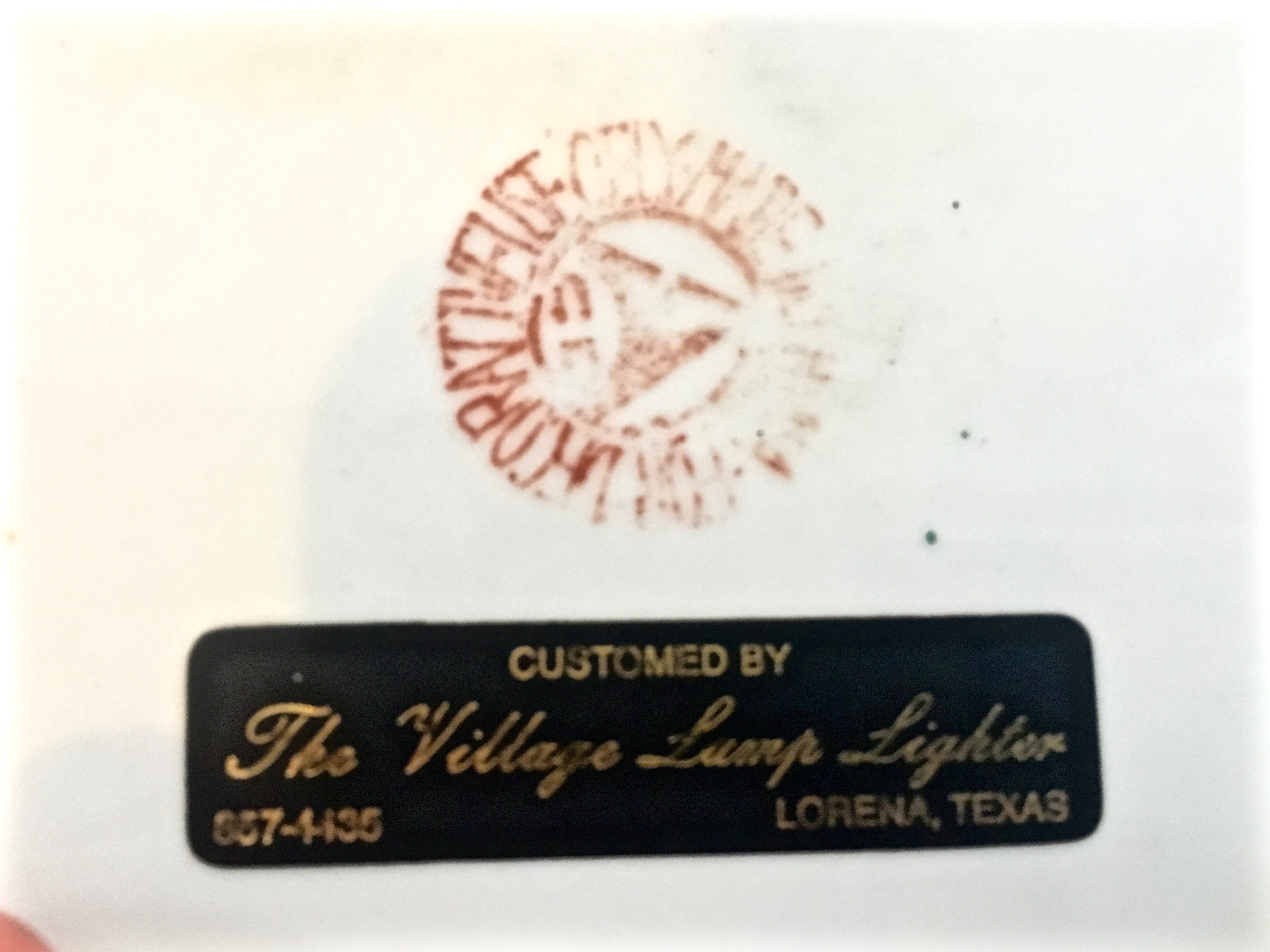 Decorative Ceramic Plate and Stand