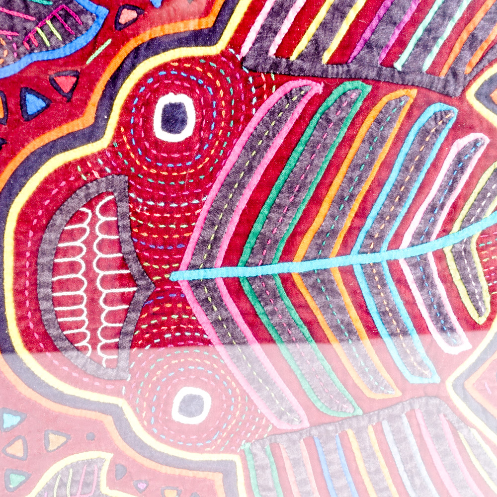 Pair of Framed Guatemalan Textiles