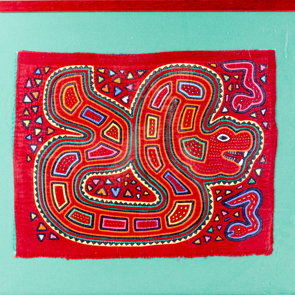 Pair of Framed Guatemalan Textiles