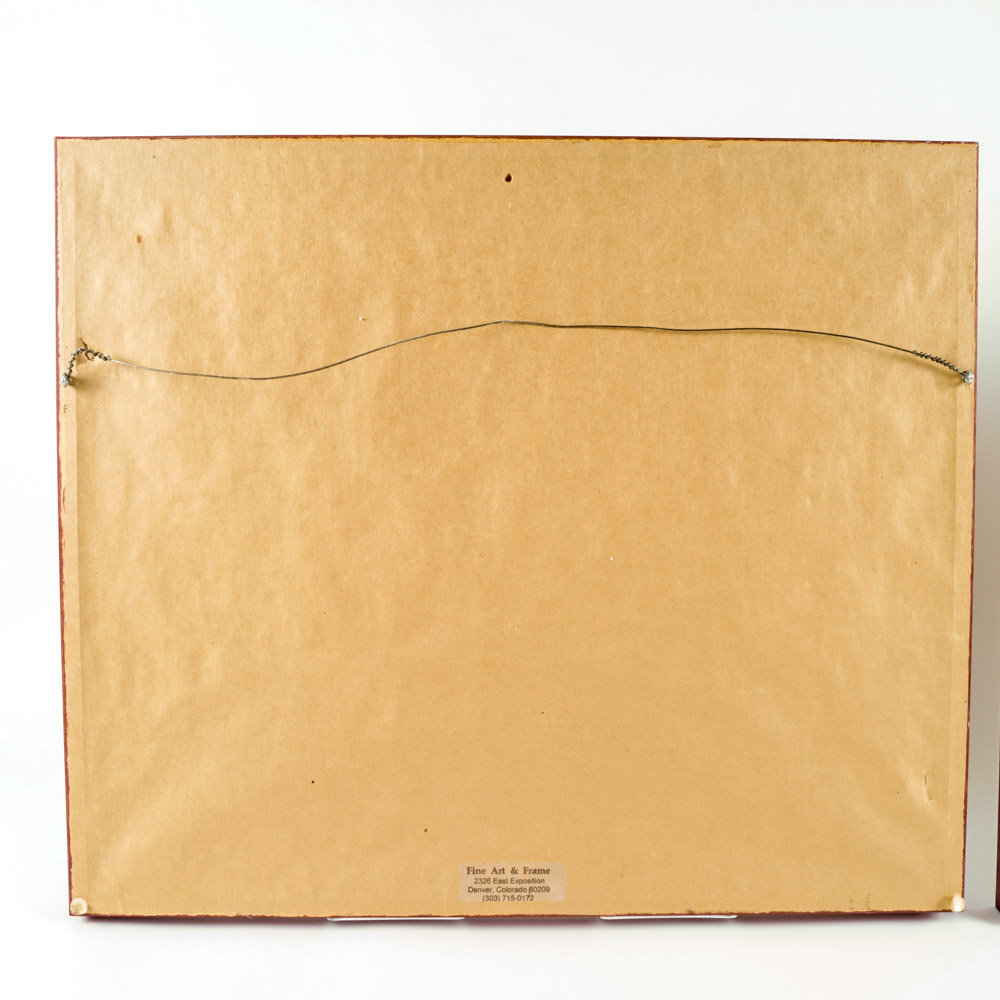 Pair of Framed Guatemalan Textiles