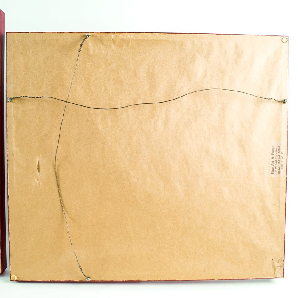 Pair of Framed Guatemalan Textiles