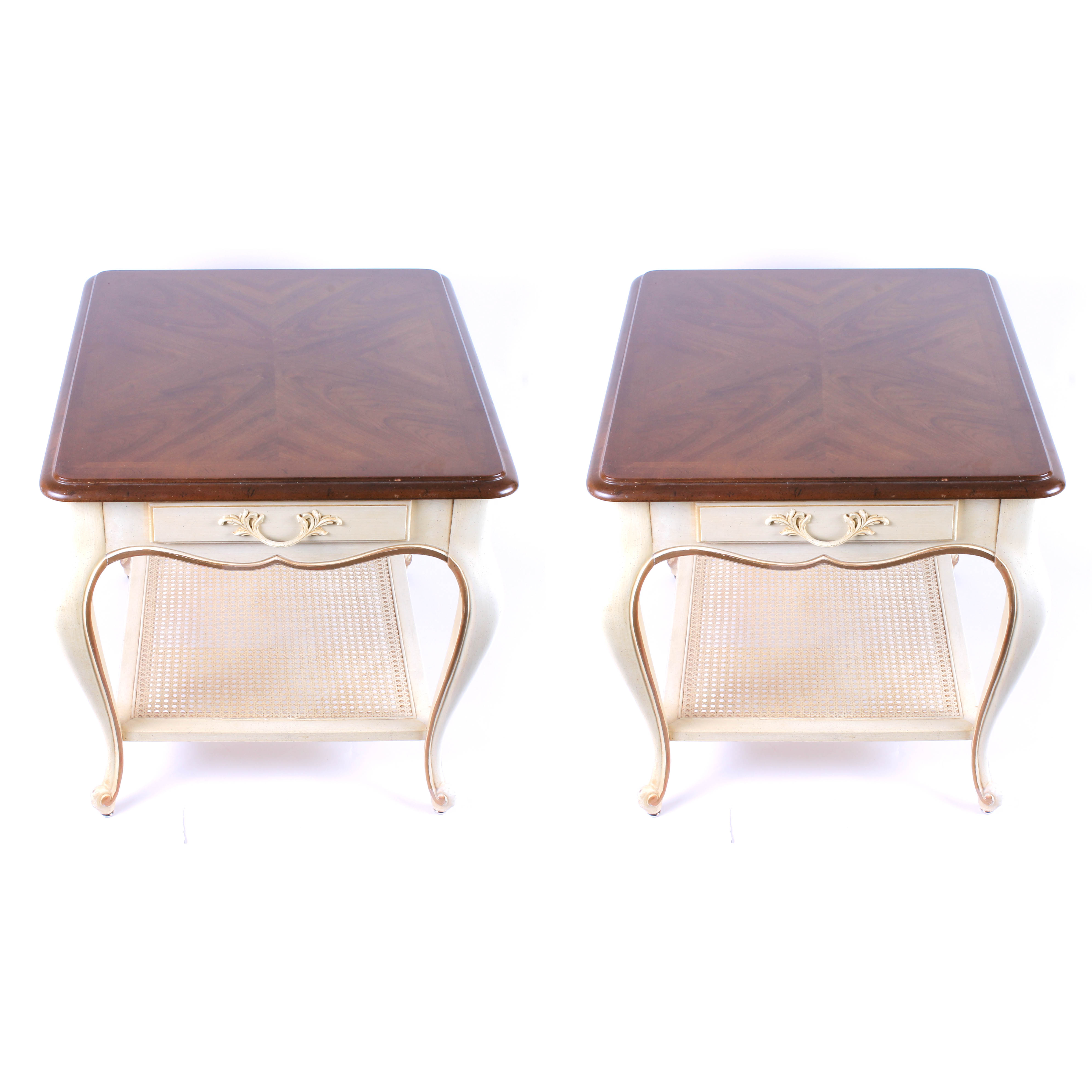 Drexel "Touraine III" French Provincial Style Side Tables