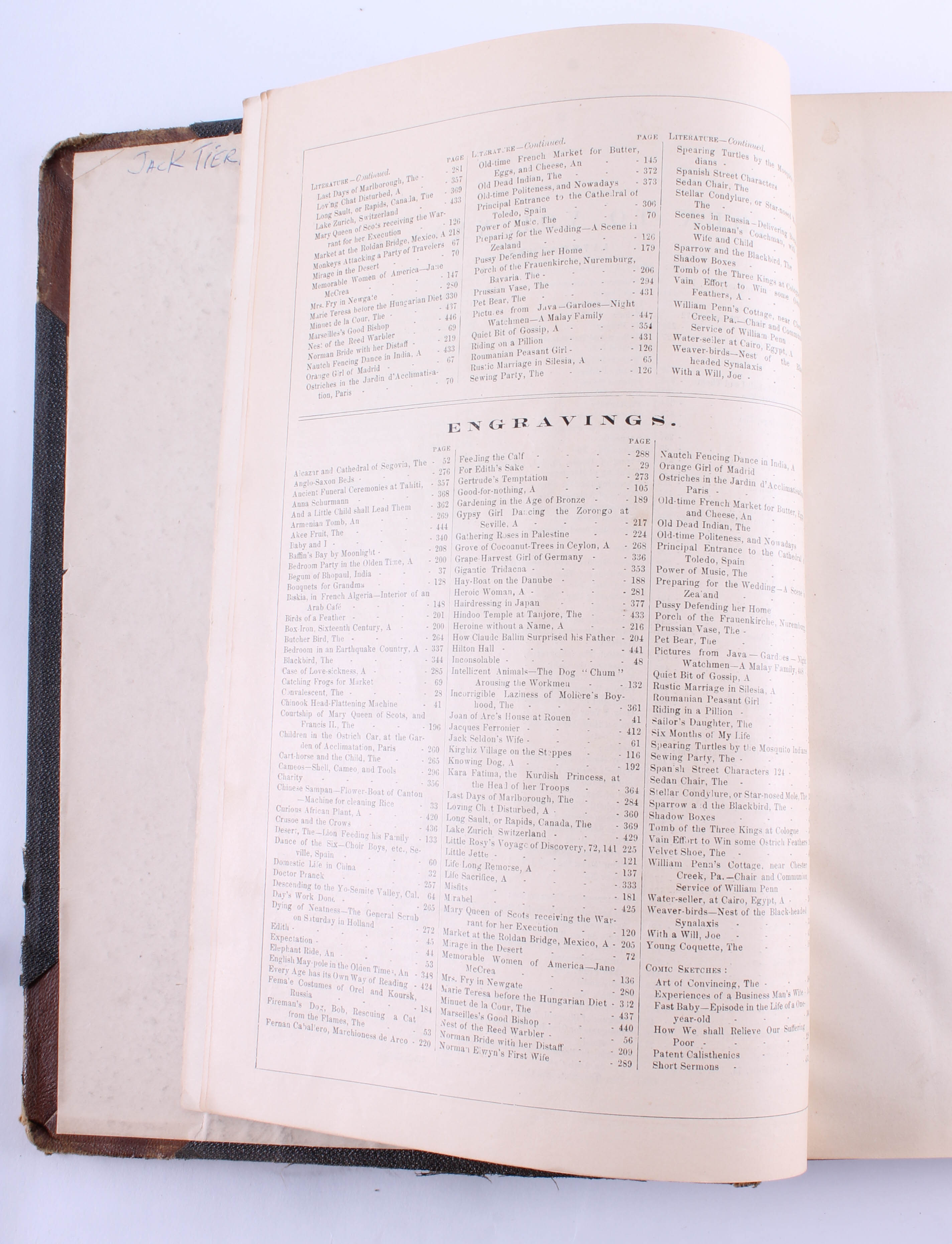 Antique "Frank Leslie's Lady's Magazine" Volume 38