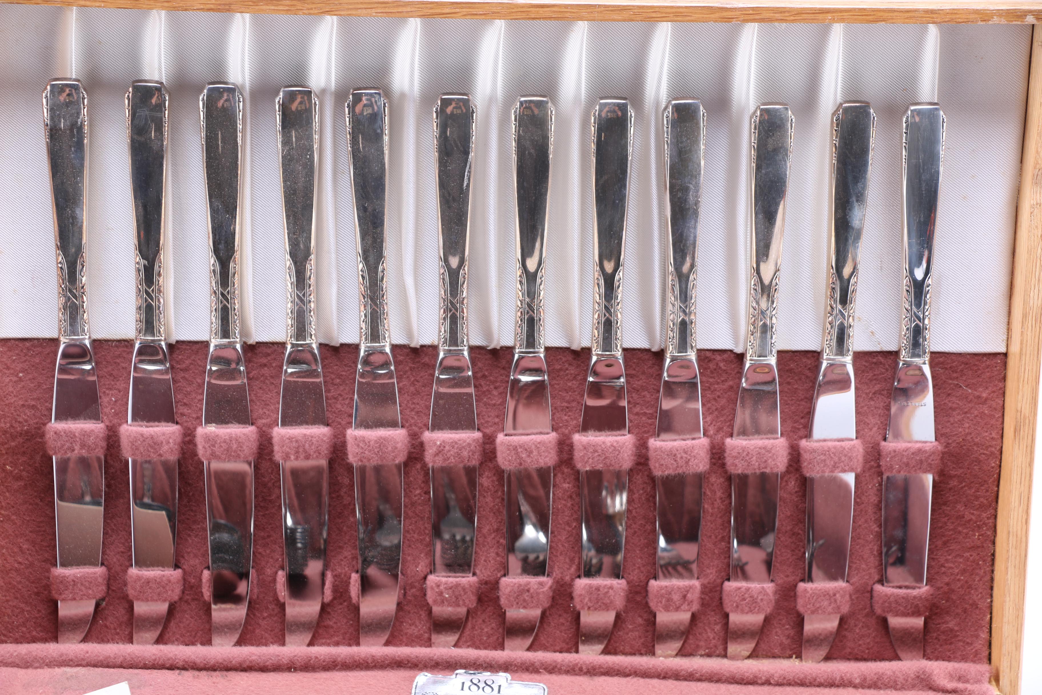 Rogers Oneida Silver Plate "Brookland-Banbury" Flatware