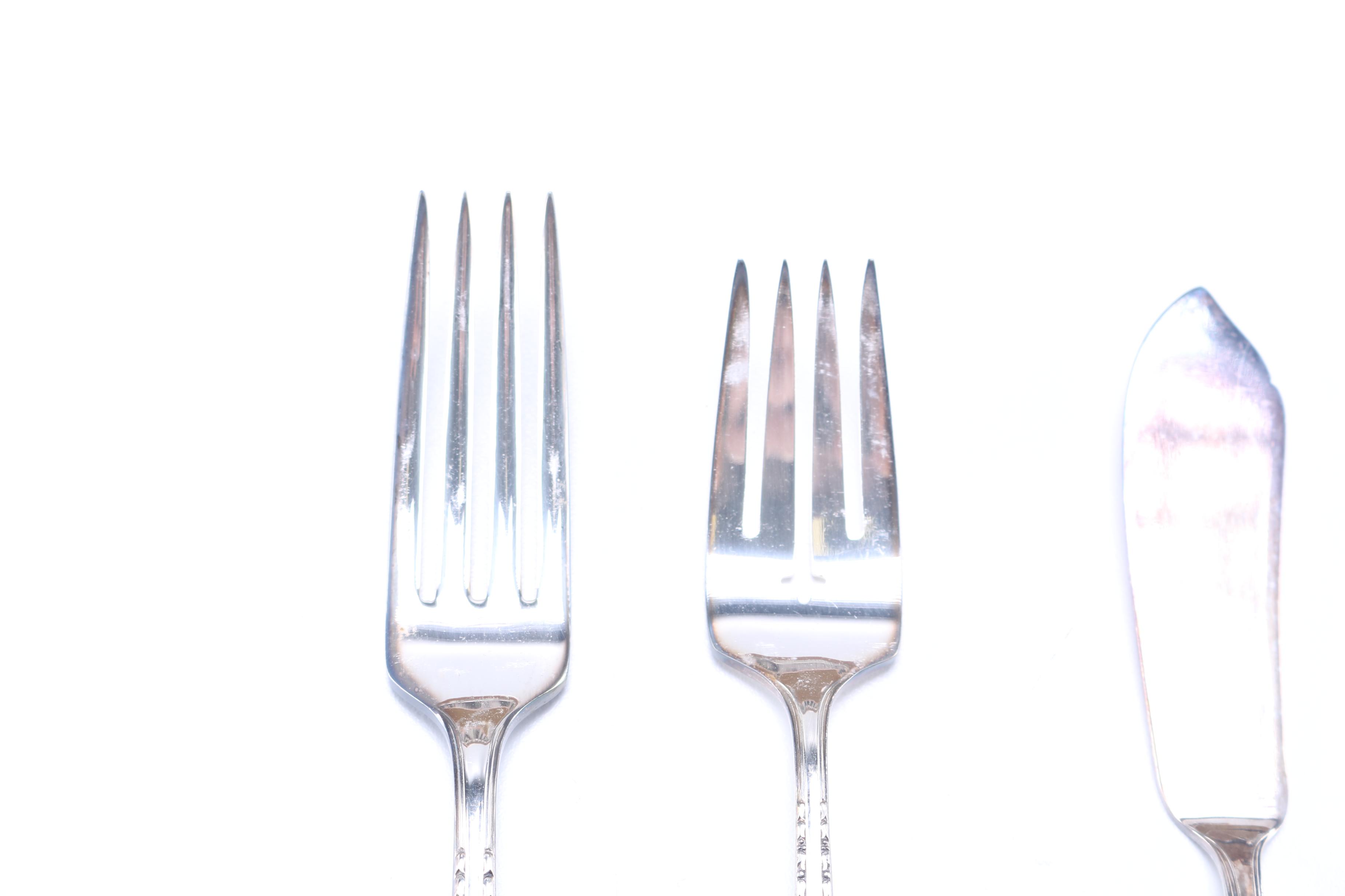 Rogers Oneida Silver Plate "Brookland-Banbury" Flatware