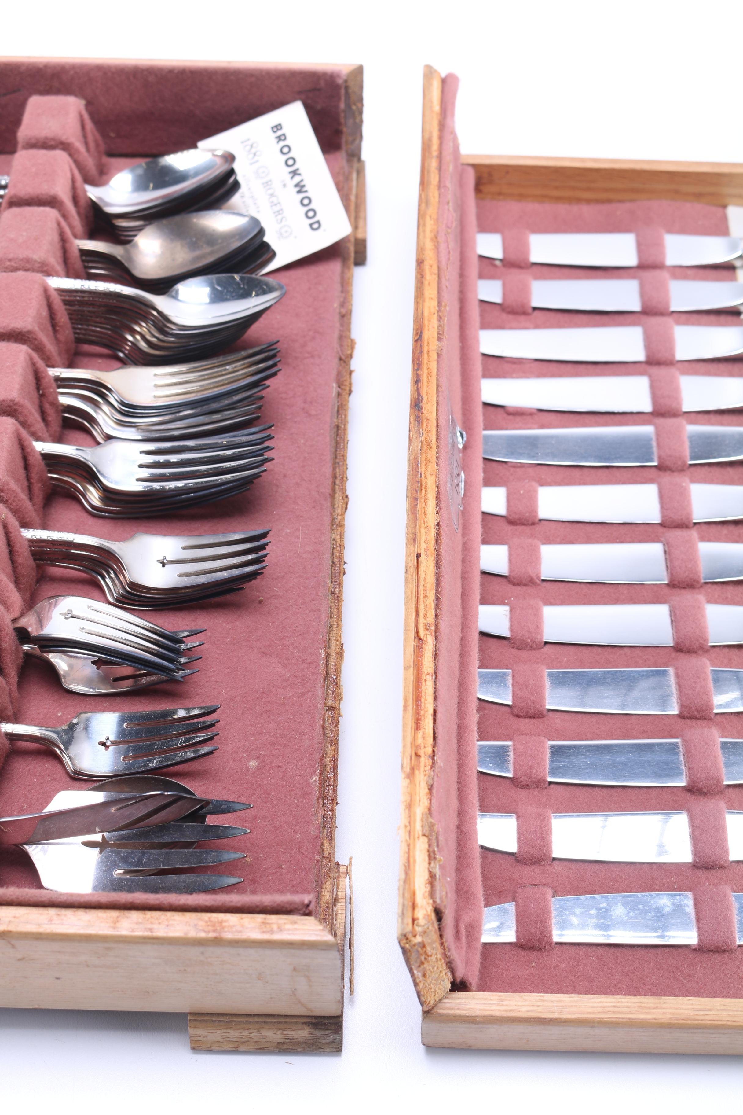 Rogers Oneida Silver Plate "Brookland-Banbury" Flatware